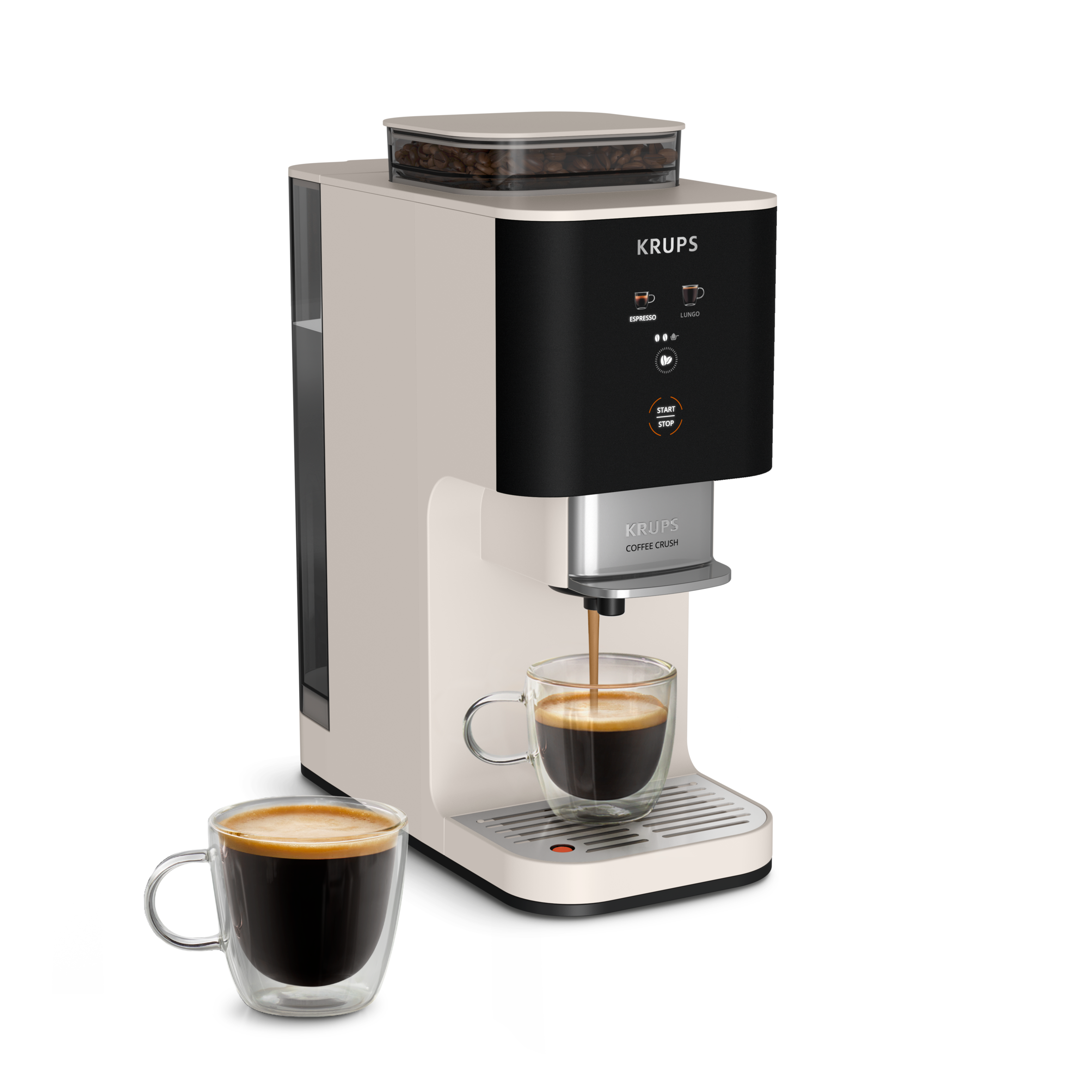 Coffee Crush, Machine à café à grains, ultra compacte, KRUPS