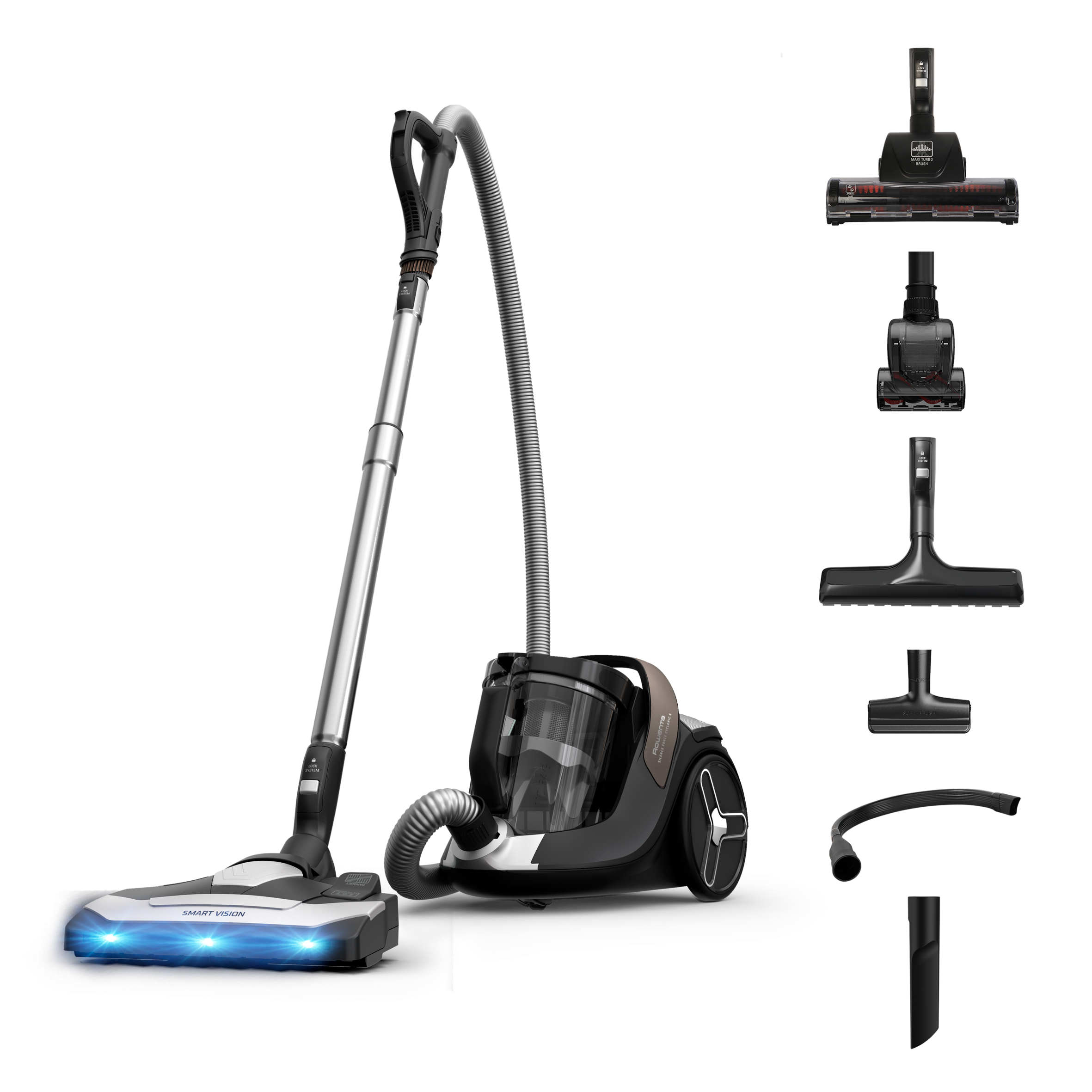 Silence Force Cyclonic 8, Aspirateur sans sac, Puissant, Très silencieux