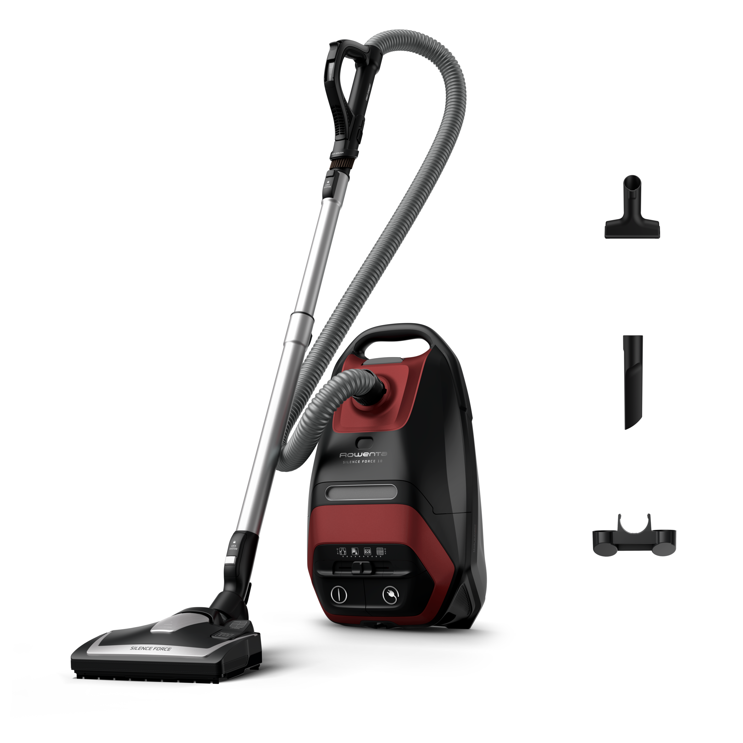 Silence Force 10, Aspirateur avec sac, Puissant, Ultra silencieux