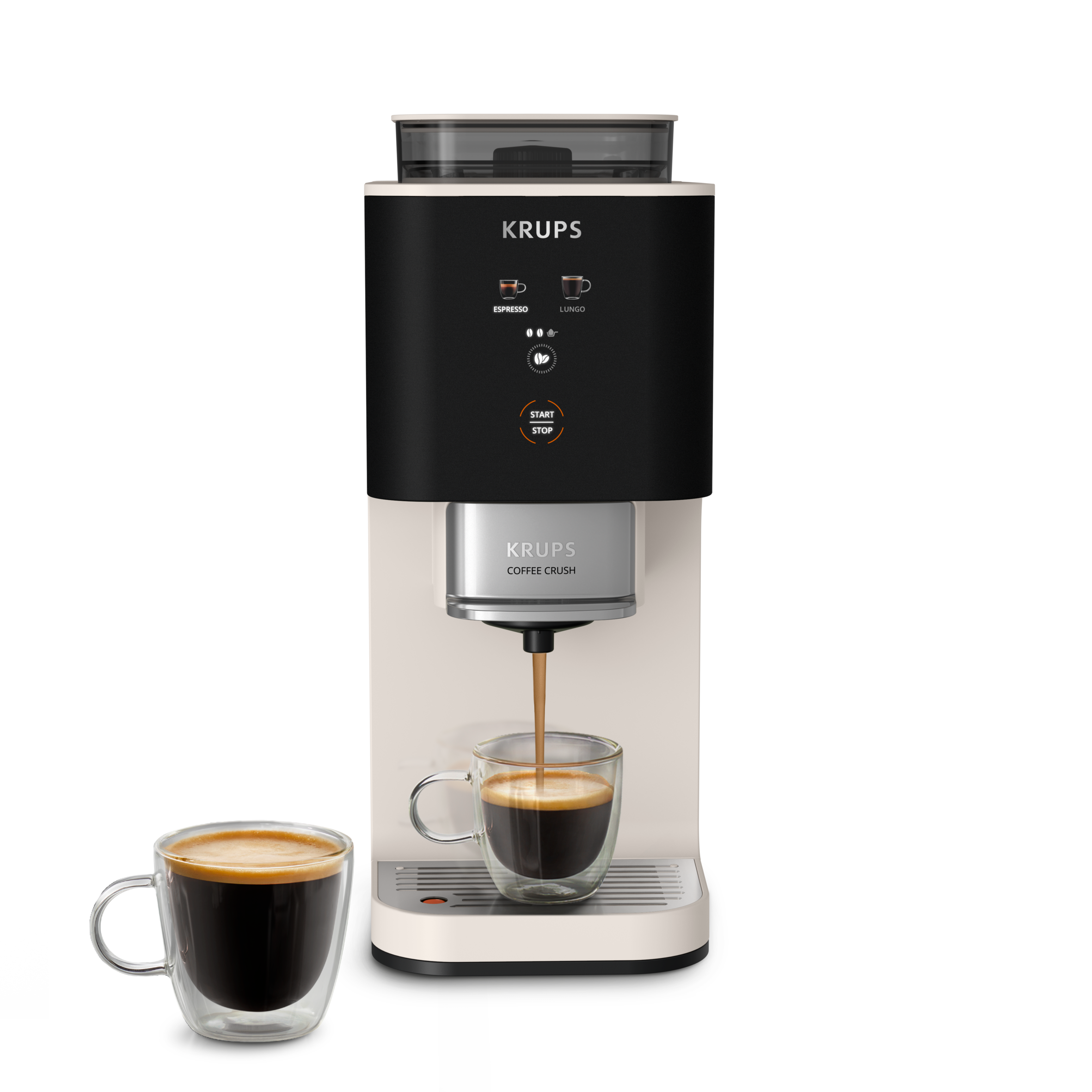 Coffee Crush, Machine à café à grains, ultra compacte, KRUPS