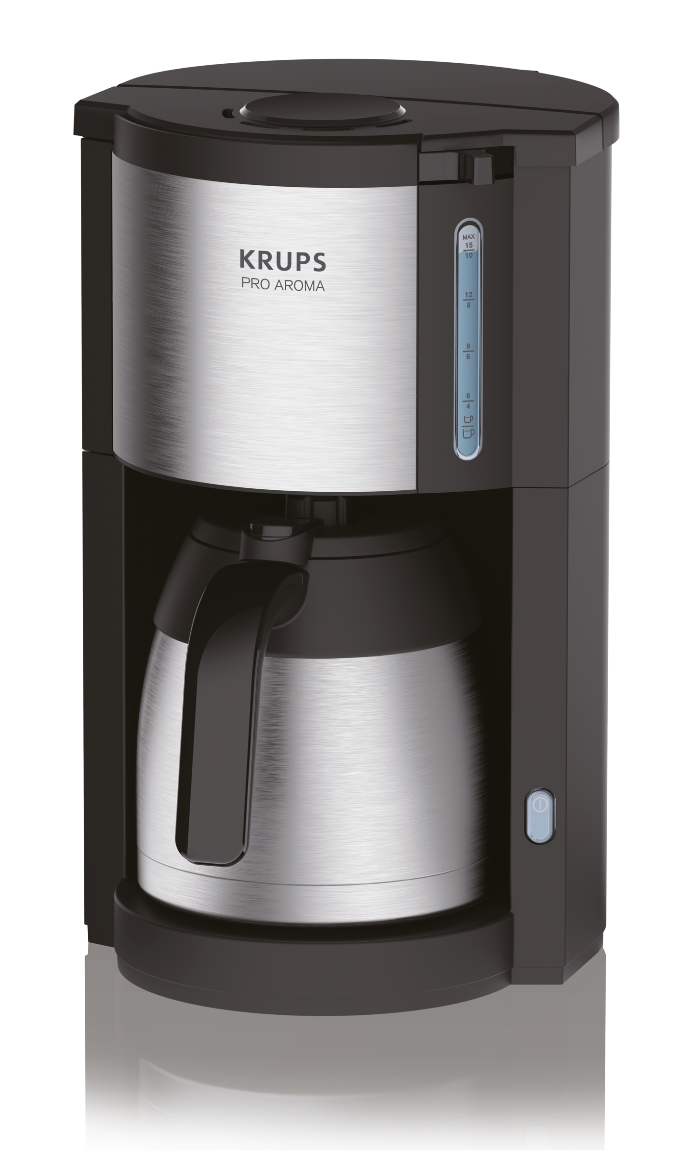 Pro Aroma, Cafetière filtre Isotherme inox, noire, KRUPS