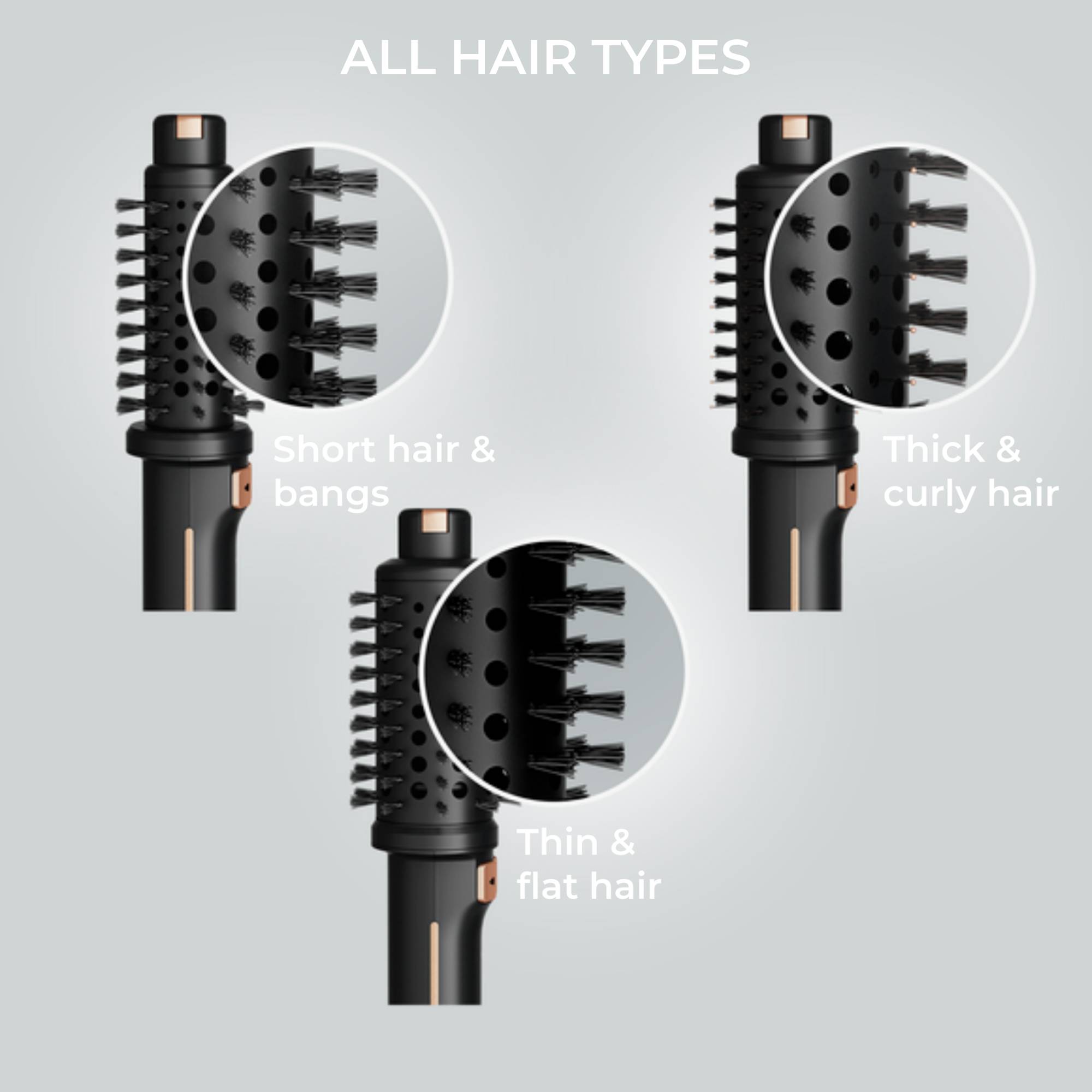 Virtuose, Brosse Soufflante Rotative, Coiffage et Séchage Simultanés, Calor