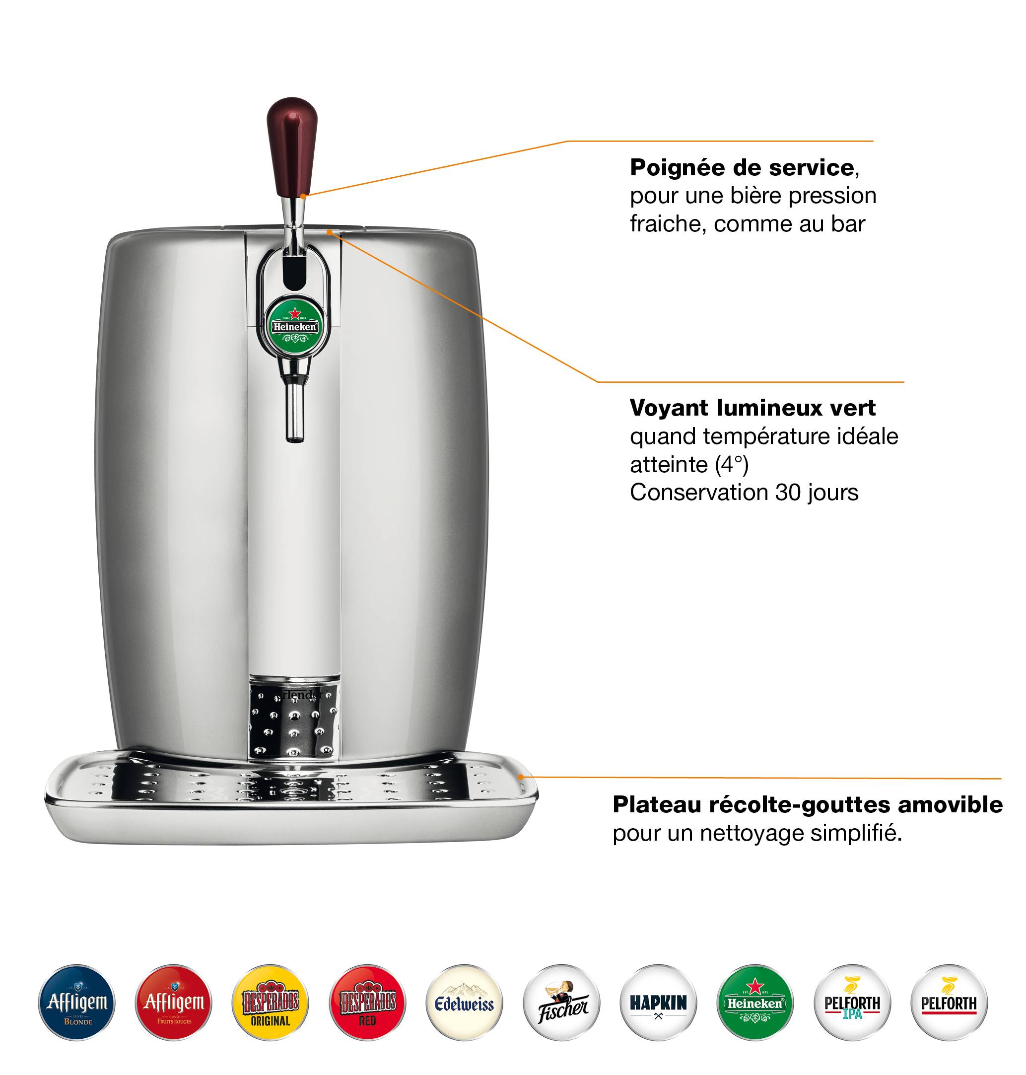 Beertender silver