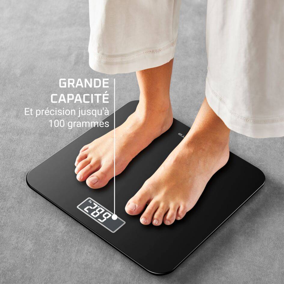 Premiss 2.0, Pèse-personne, Écran LCD facile à lire, Capacité de 160 kg