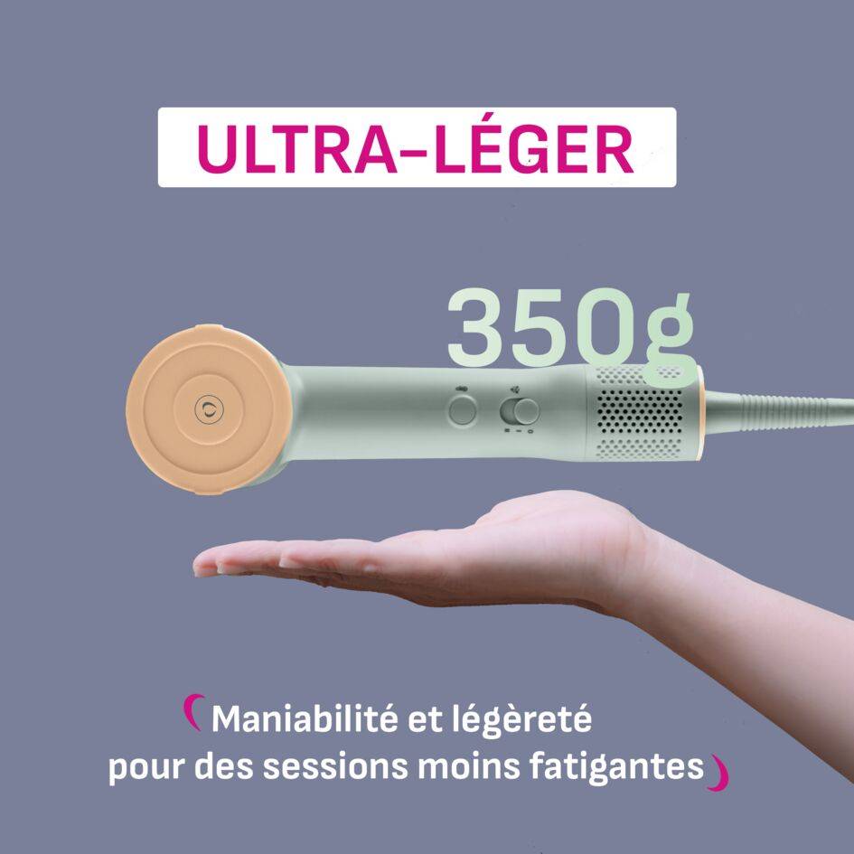 Blumia, Sèche-cheveux, Moteur digital, Séchage rapide, Léger, Compact, Calor