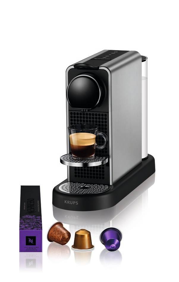 Nespresso CitiZ Platinum de Krups, titane