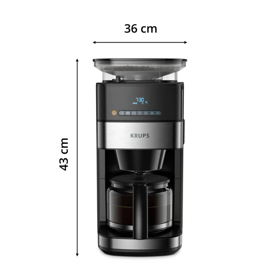 Cafetière filtre programmable Grind aroma, Broyeur à grains intégré, écran digital