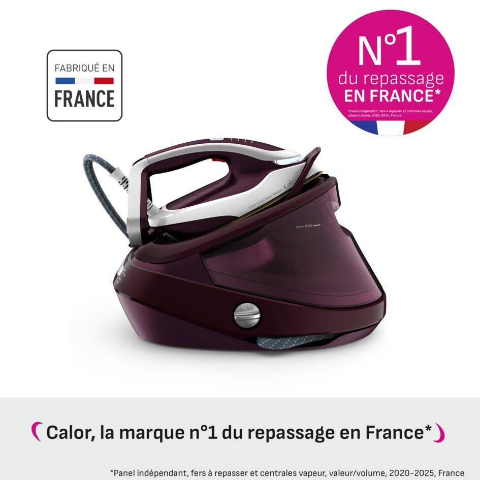 Pro Express Vision, Centrale Vapeur Haute Pression, 8,3 Bars, 180 g/min, Calor