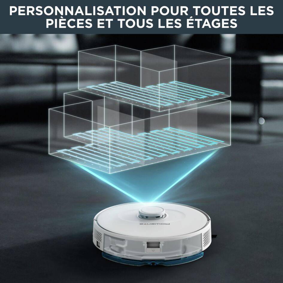 X-Plorer Serie 75S, Aspirateur robot, Aspire et lave, Navigation ultra-précise - RECONDITIONNÉ