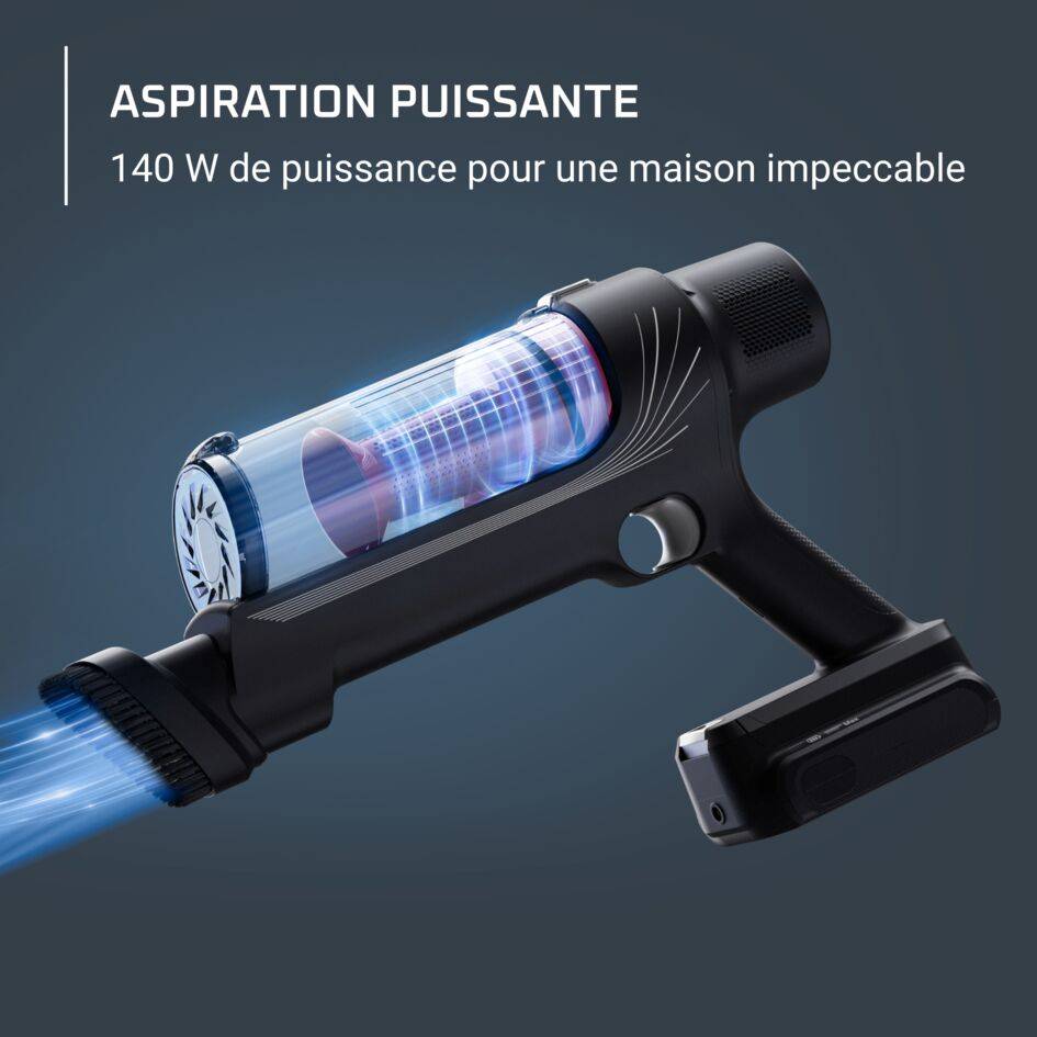 X-Pert 7.60, Aspirateur balai sans fil, 140W, Jusqu'à 45 min, Idéal poils d'animaux