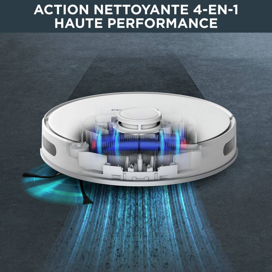 RECONDITIONNÉ X-Plorer Serie 75S, Aspirateur robot, Aspire et lave, Navigation ultra-précise