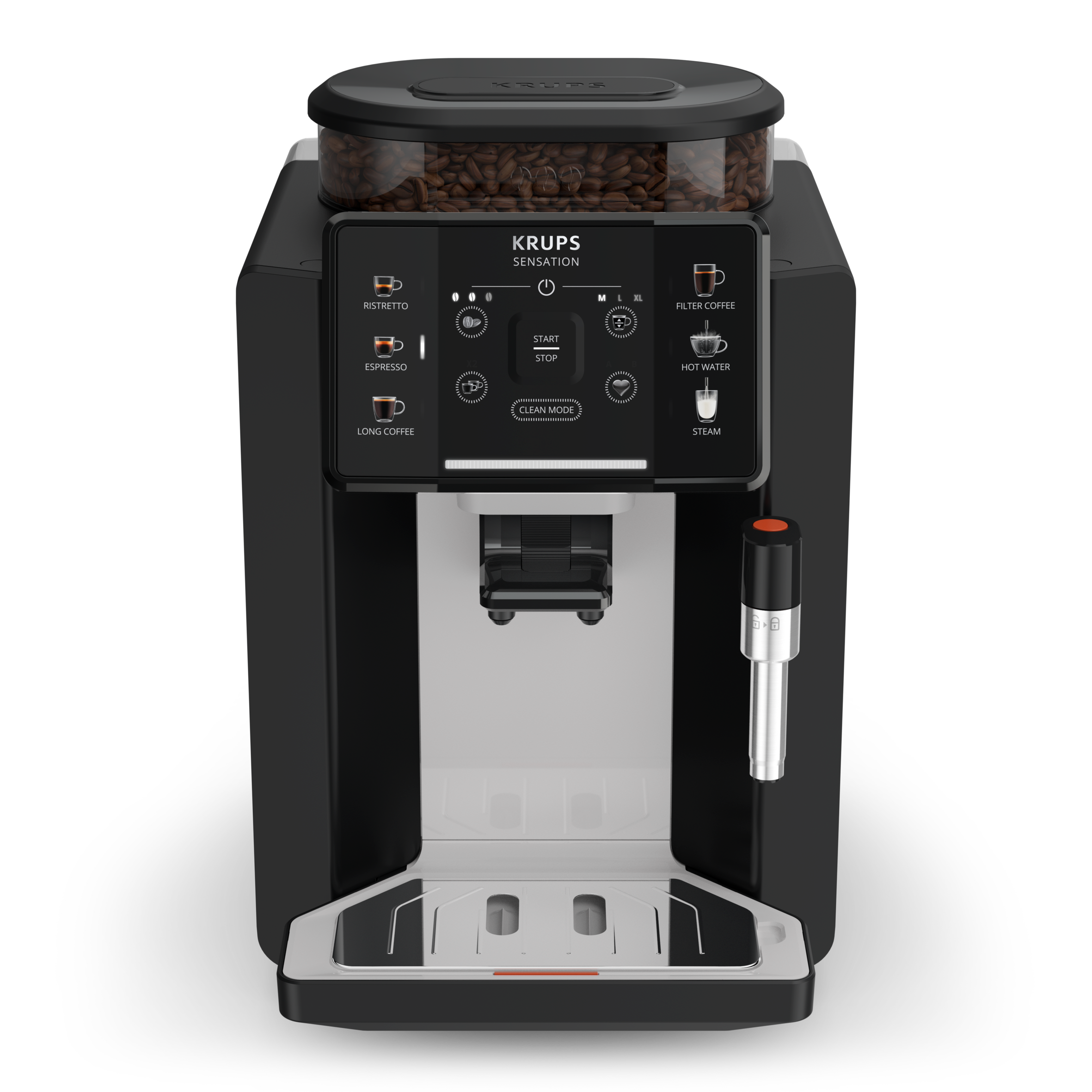 Sensation C10 Machine à café à grains noir