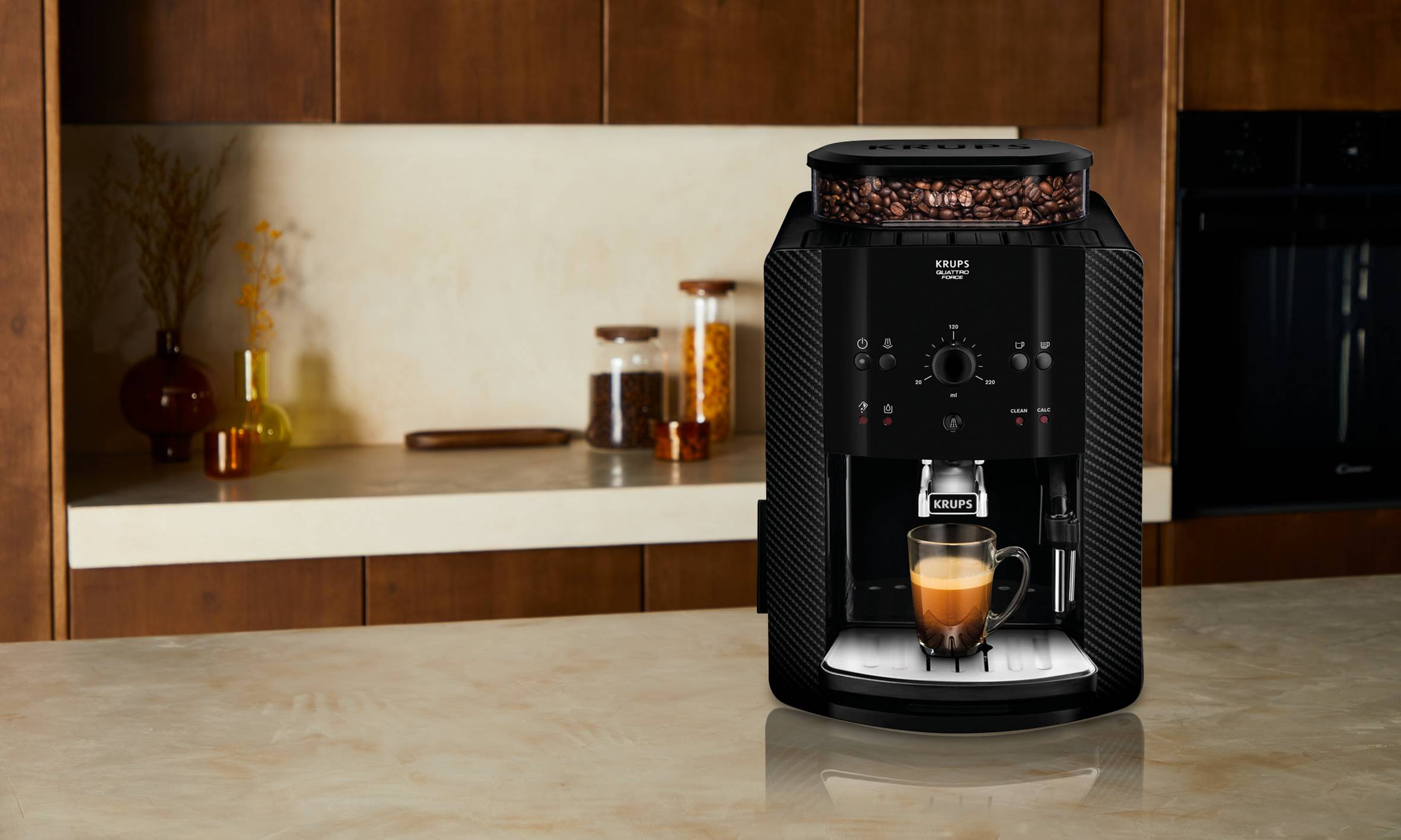 RECONDITIONNÉ Essential, Machine à café à grain, 3 boissons