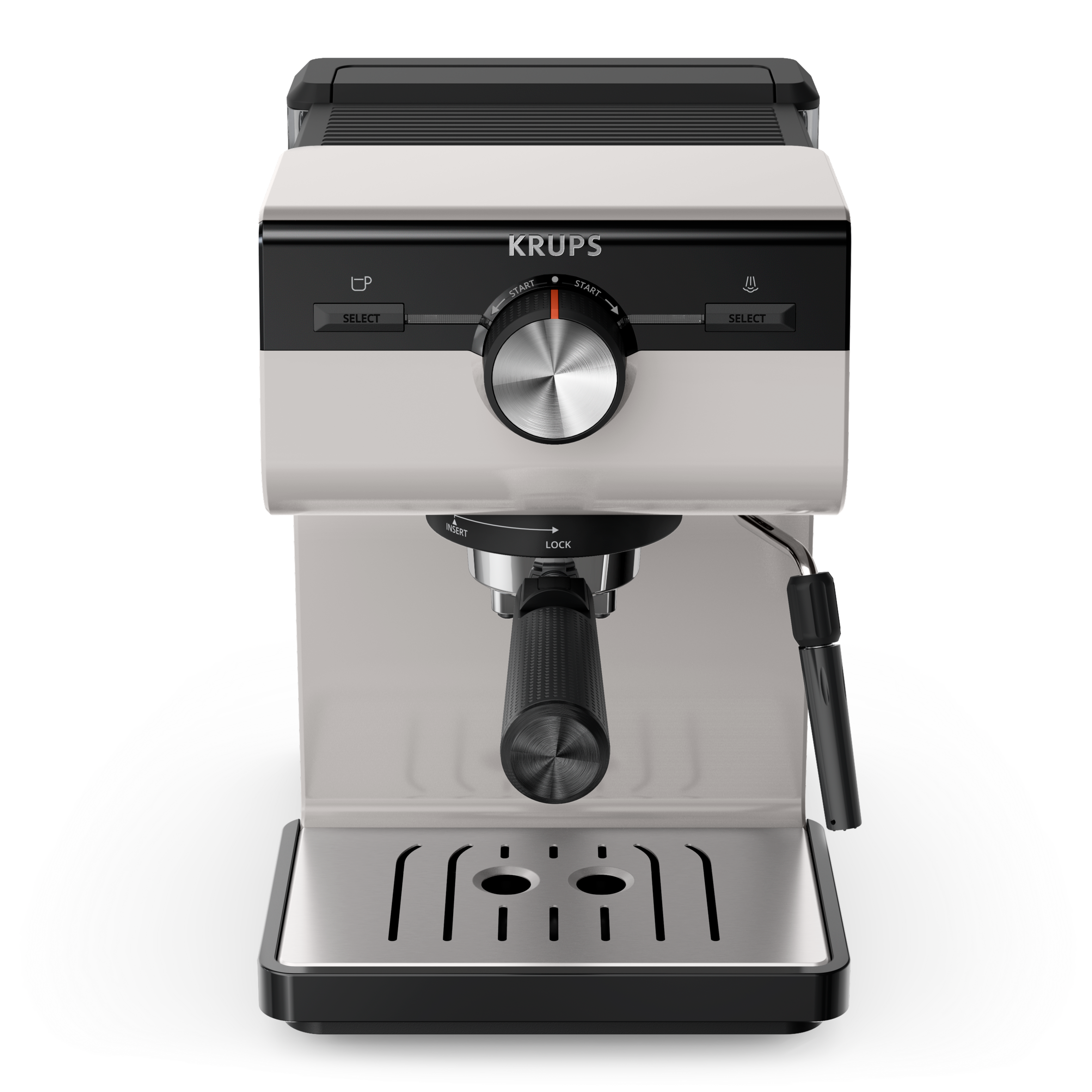 Machine espresso manuelle Authentic Gris clair