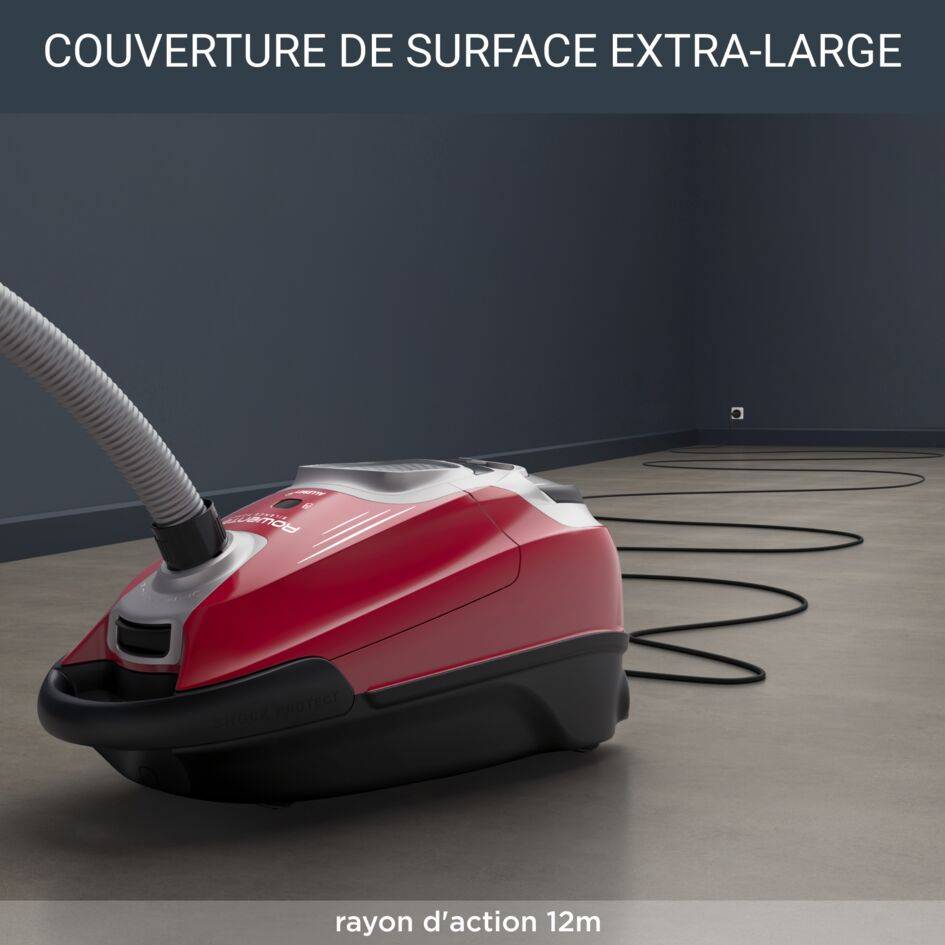 Silence Force Effitech®, Aspirateur avec sac, 400W, 57 dB(A), Fabriqué en France