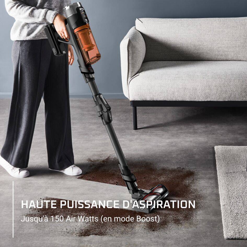 X-Force Flex 13.60, Aspirateur balai sans fil, 150 AW, 60 min, Modèle Allergie