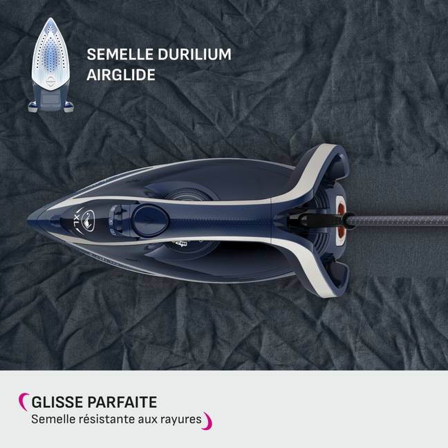 Ultragliss Anti-Calc Plus, Fer à Repasser Vapeur, 50 g/min, Pressing 250 g/min , Calor