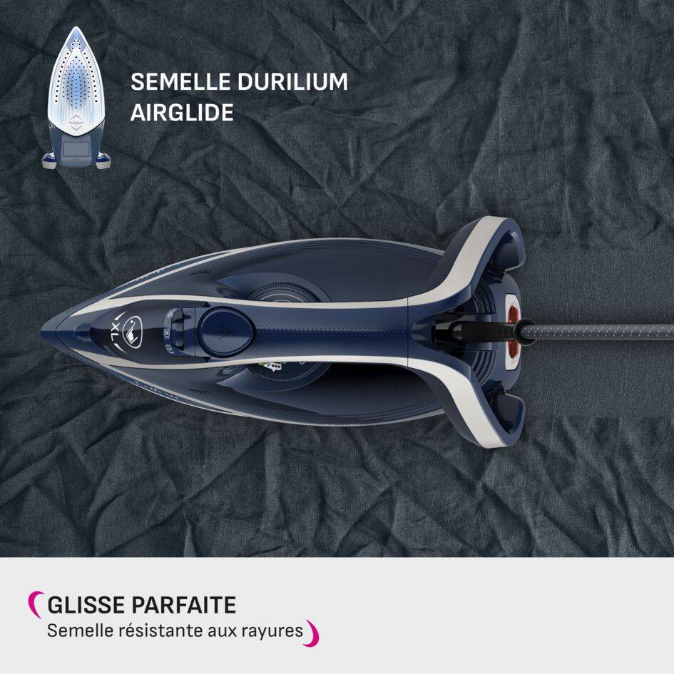 Ultragliss Anti-Calc Plus, Fer à Repasser Vapeur, 50 g/min, Pressing 250 g/min , Calor