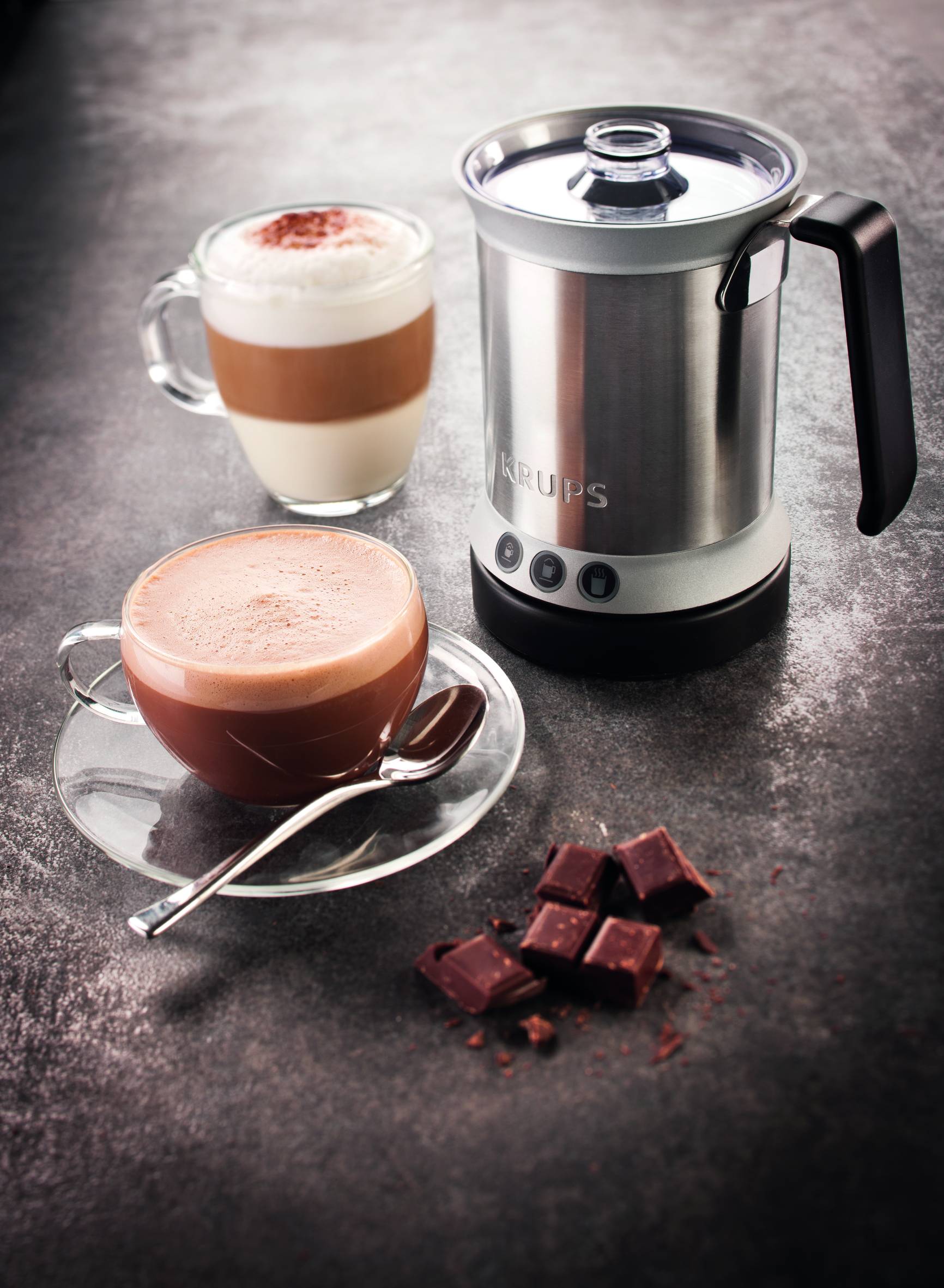 MOUSSEUR A LAIT AUTOMATIQUE INOX 0.3L