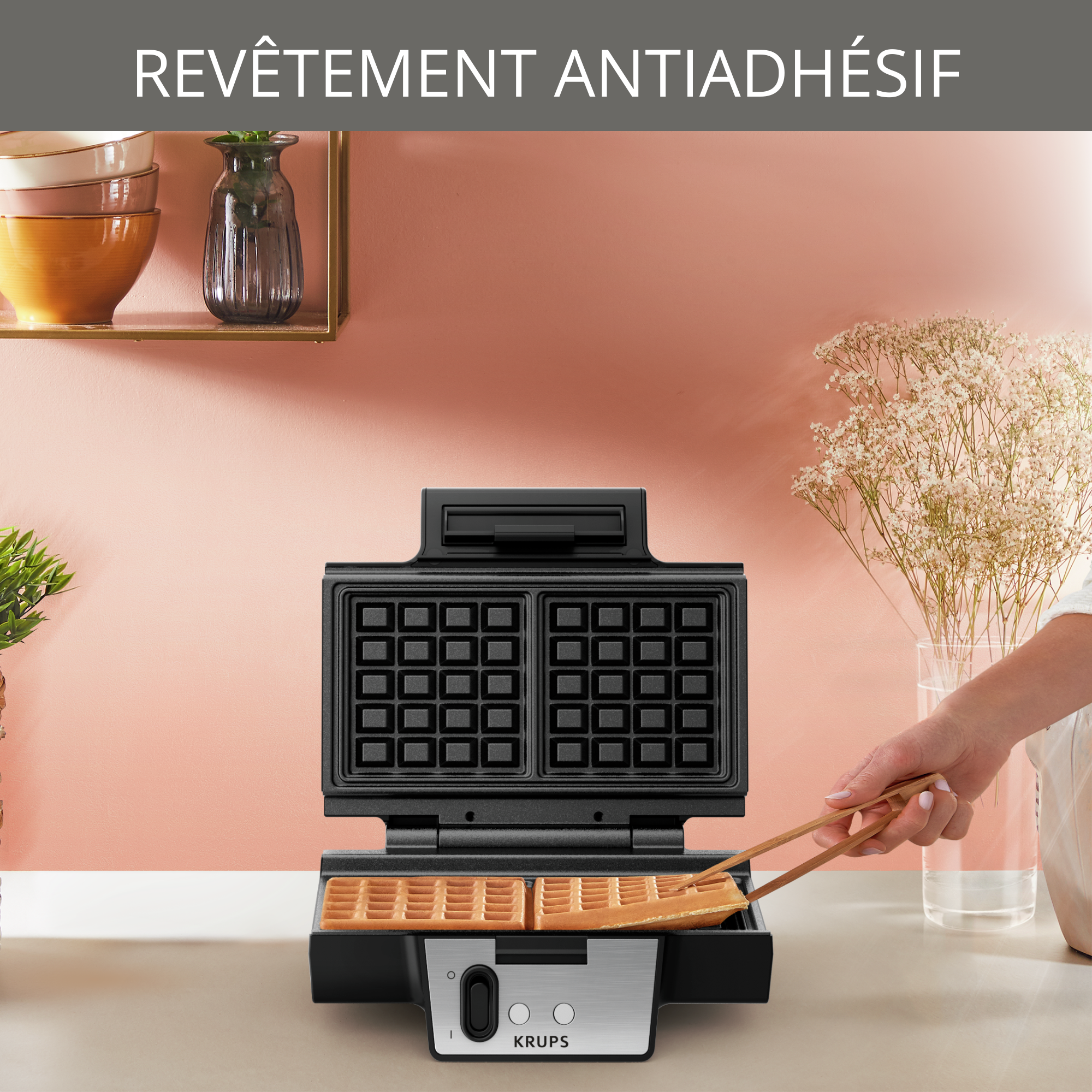 KRUPS WAFFLE MAKER FDK2