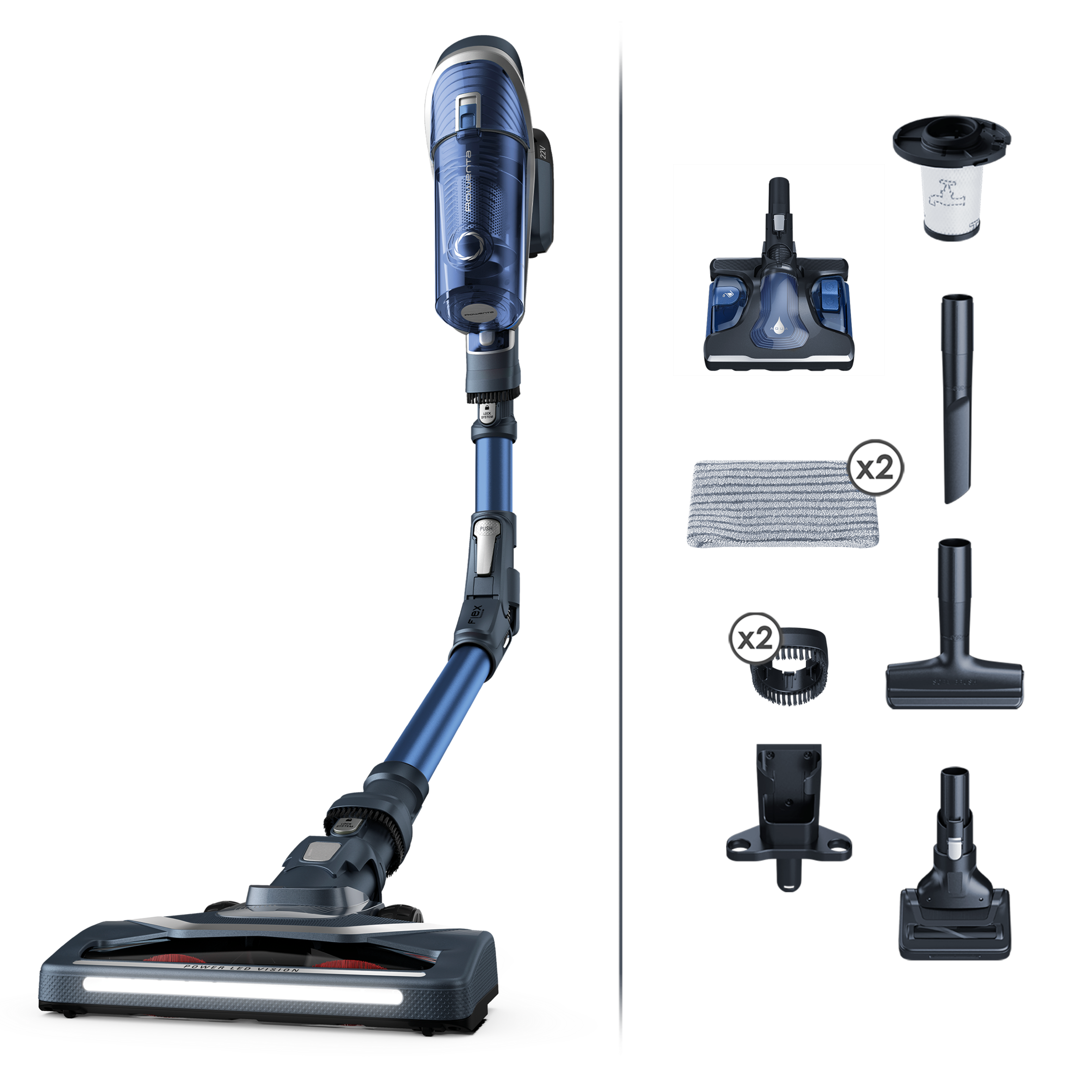 X-Force Flex 8.60, Aspirateur balai laveur sans fil, 43AW, 45min, Animal