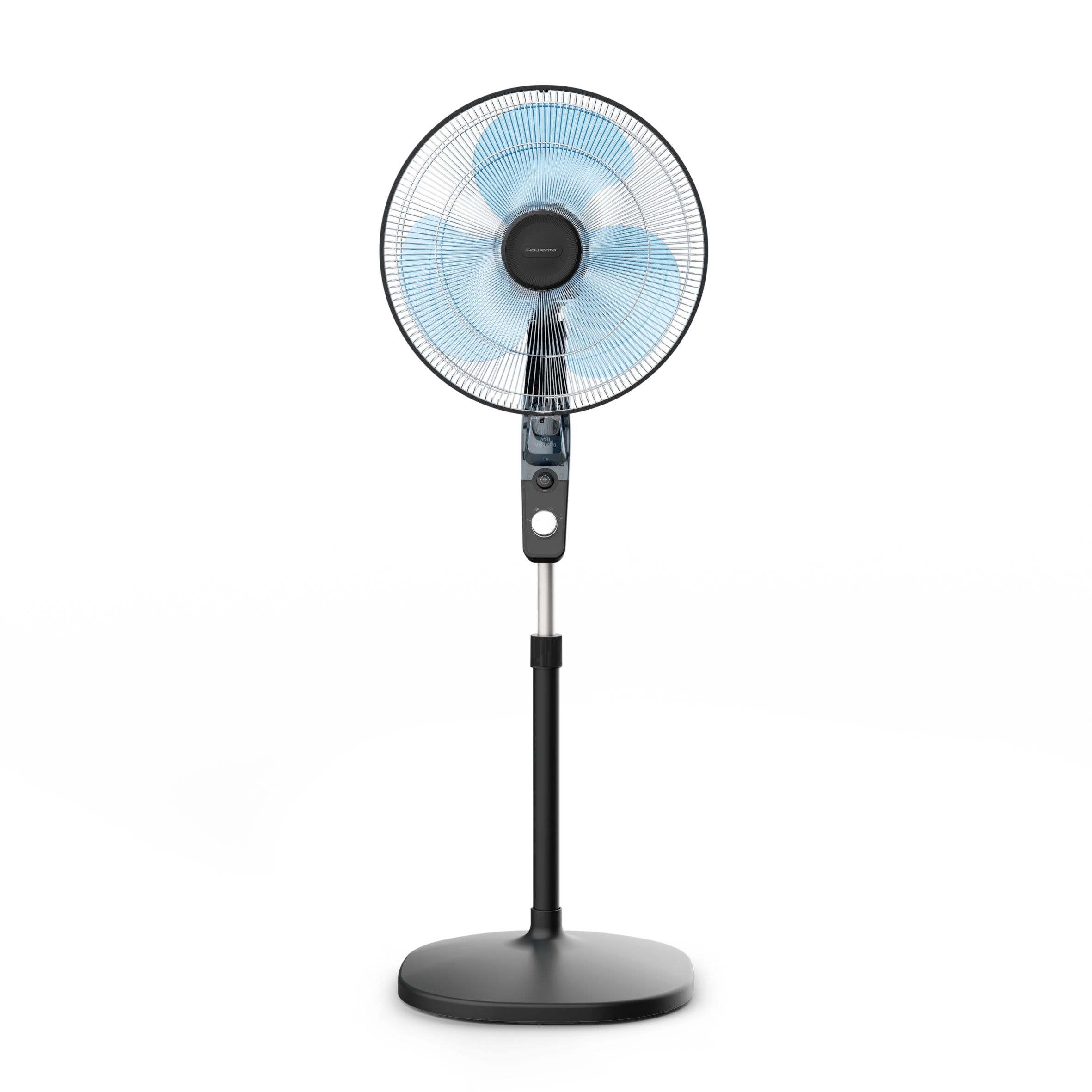 Essential+, Ventilateur sur Pied, 55m3/min, Silencieux 49dB, Anti-Moustique