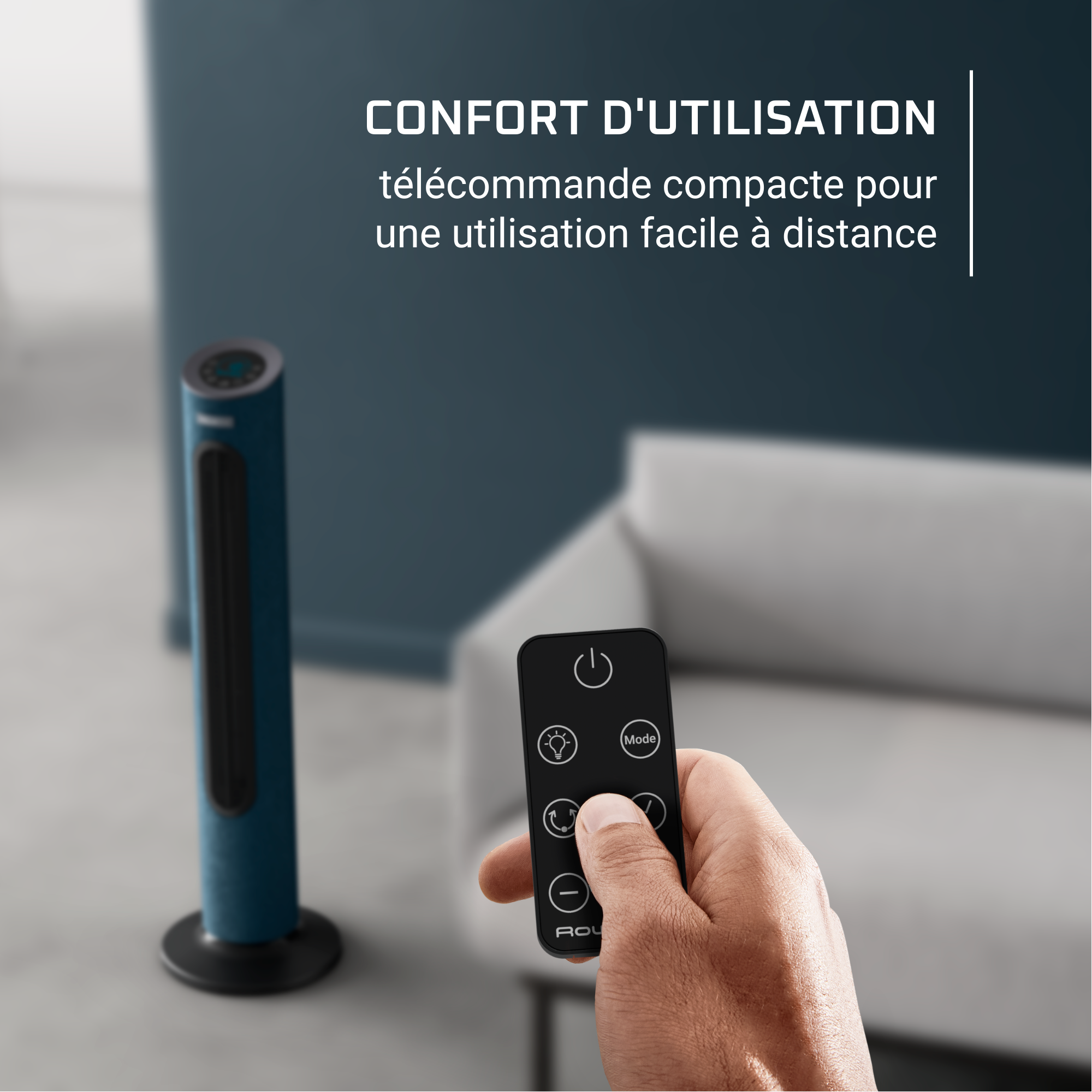 Eole Home Ventilateur colonne, Puissant, Silencieux, Ecoénergétique