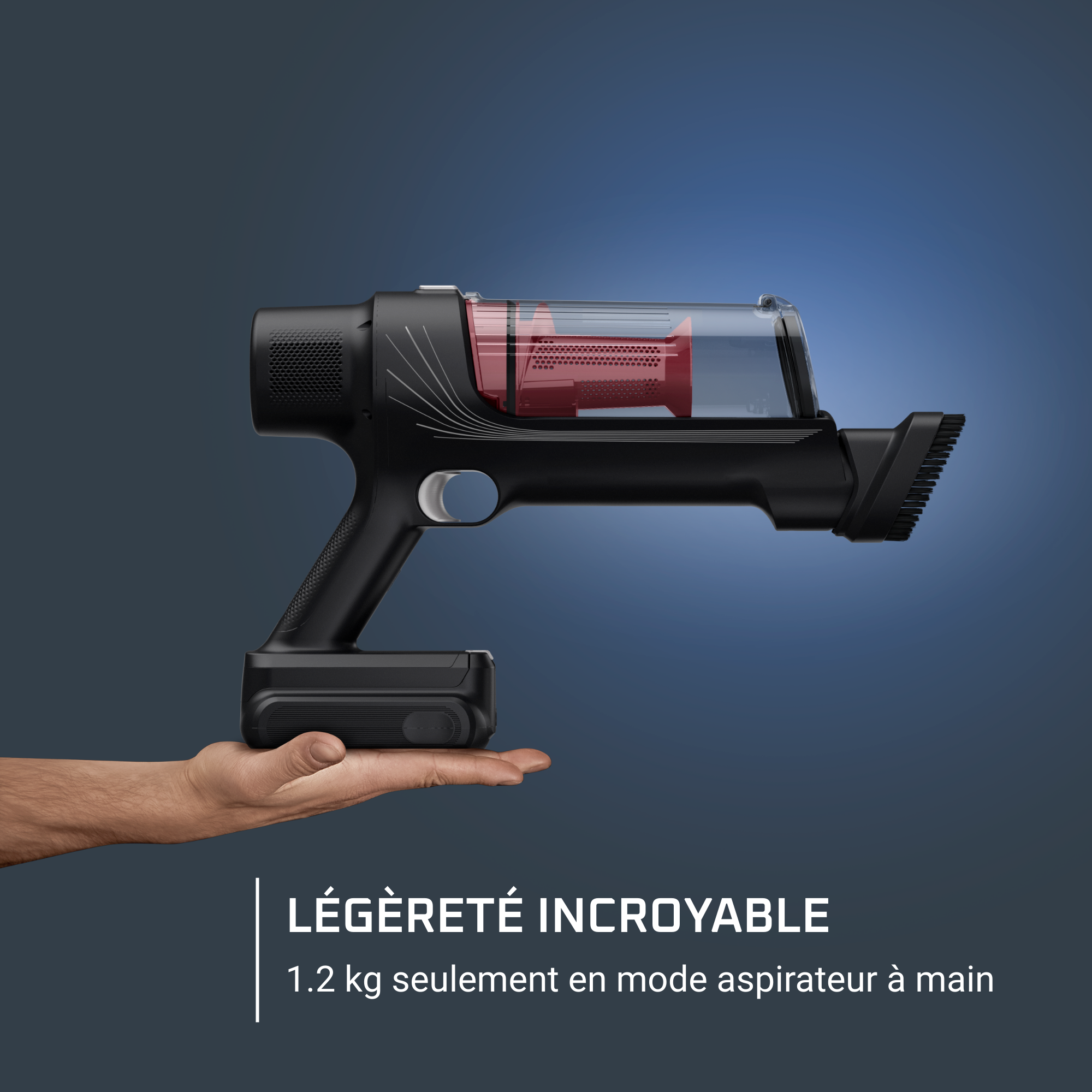 X-Pert 7.60, Aspirateur balai sans fil, 140W, Jusqu'à 45 min, Idéal poils d'animaux