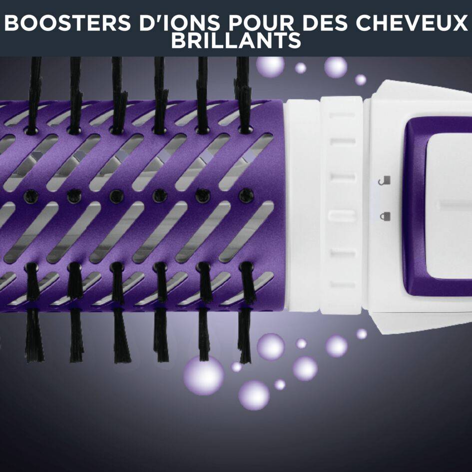 Brush Activ Volume & Shine, Brosse soufflante rotative, 1000 W, 2 brosses