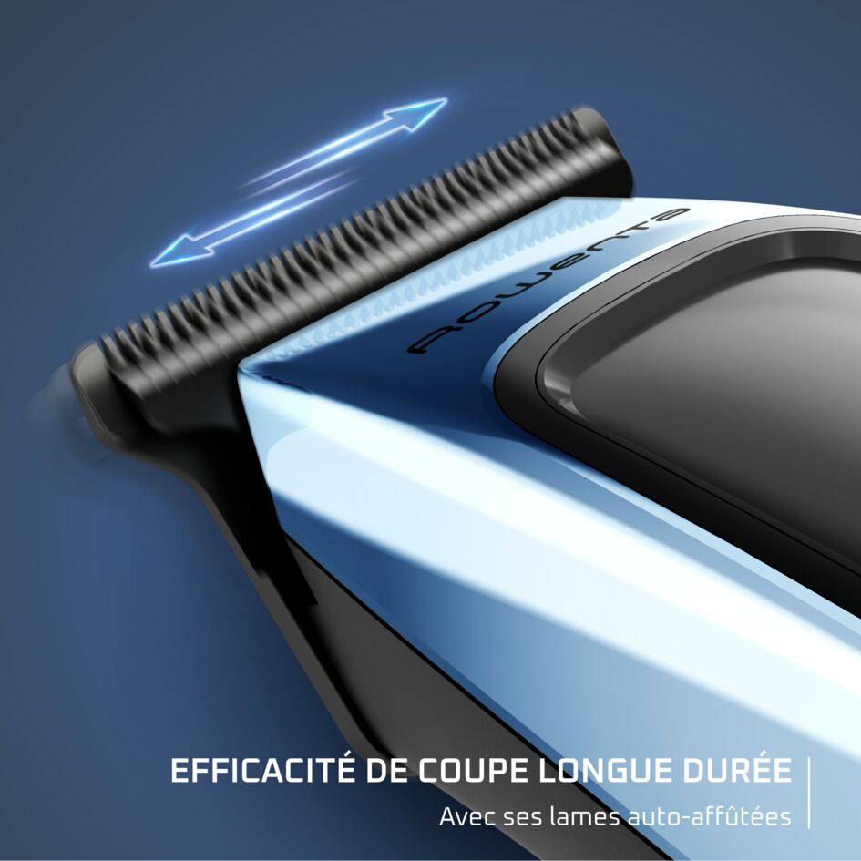 Barber Experience, Tondeuse de finition pour homme, Lame en T, Revêtement DLC
