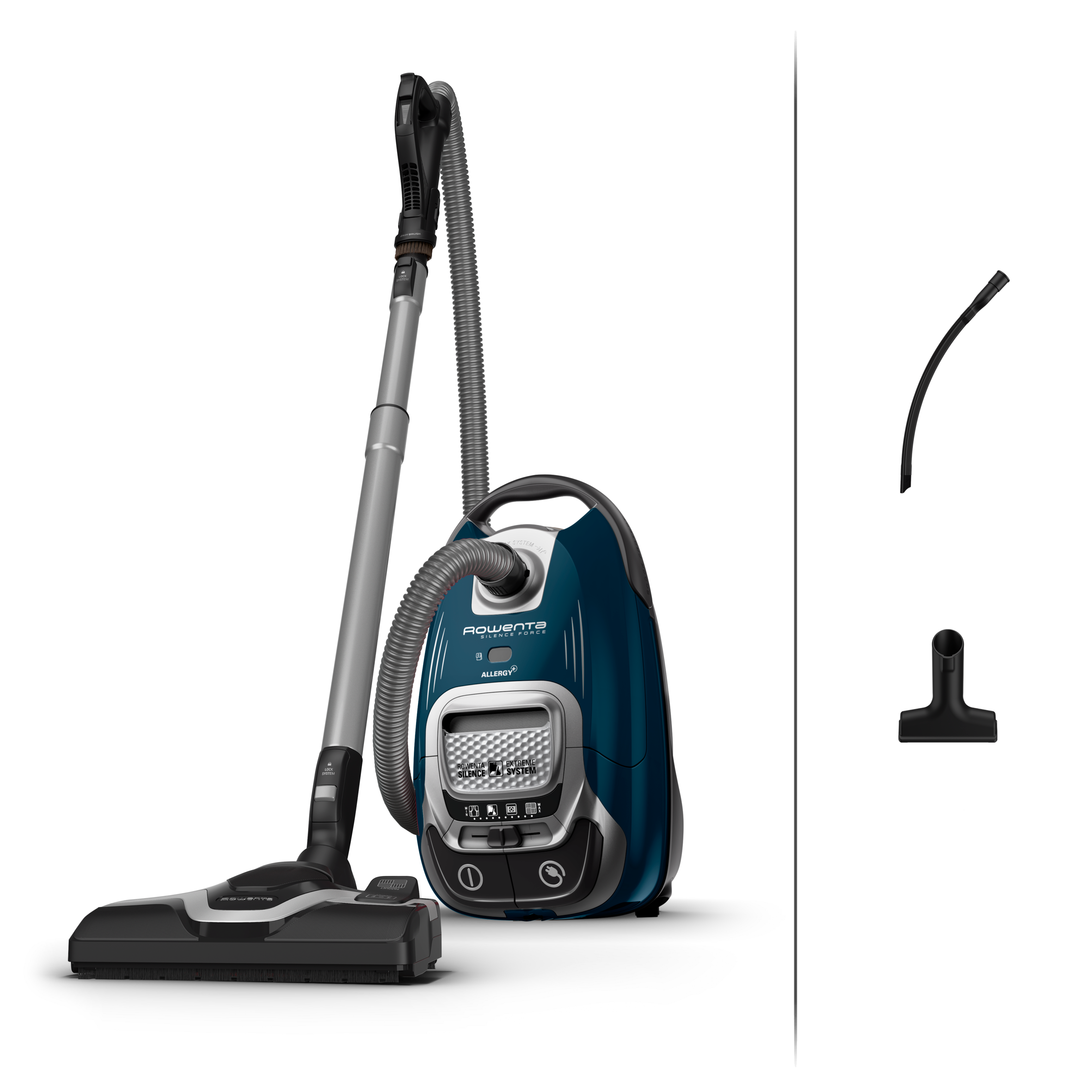 Silence Force Effitech, Aspirateur avec sac, Ultra silencieux 57&nbsp;dB(A), Basse consommation