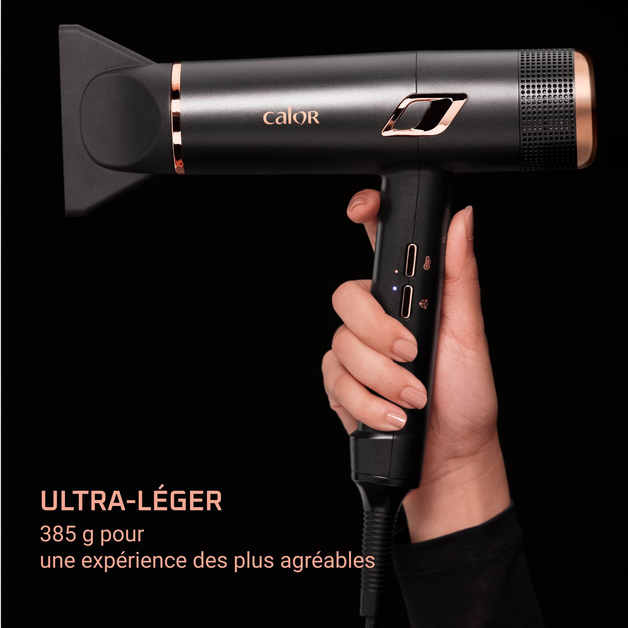 Maestria, Sèche-cheveux, Haute Performance, Format Compact Ultra-léger, Calor