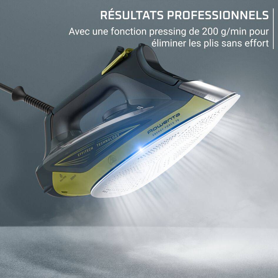 Energy Force 70, Fer vapeur, Fonction pressing puissante