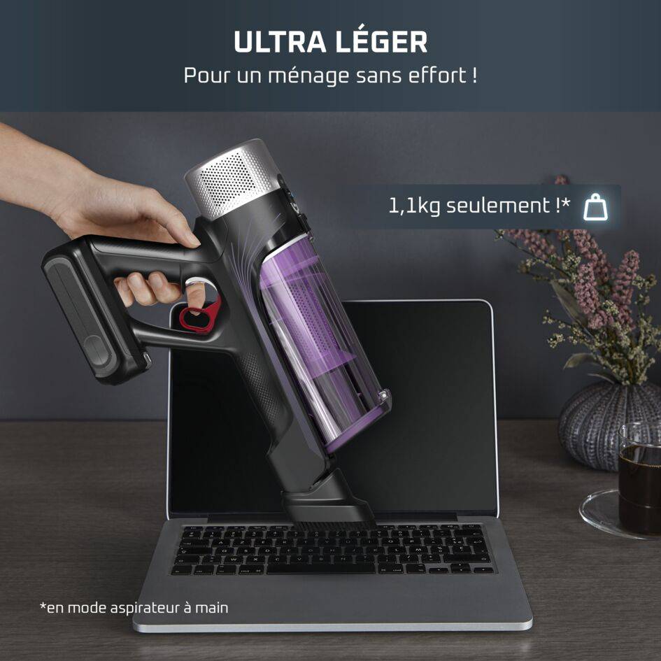 X-Force Flex 9.60, Aspirateur balai sans fil, 100AW, 45min, Allergie