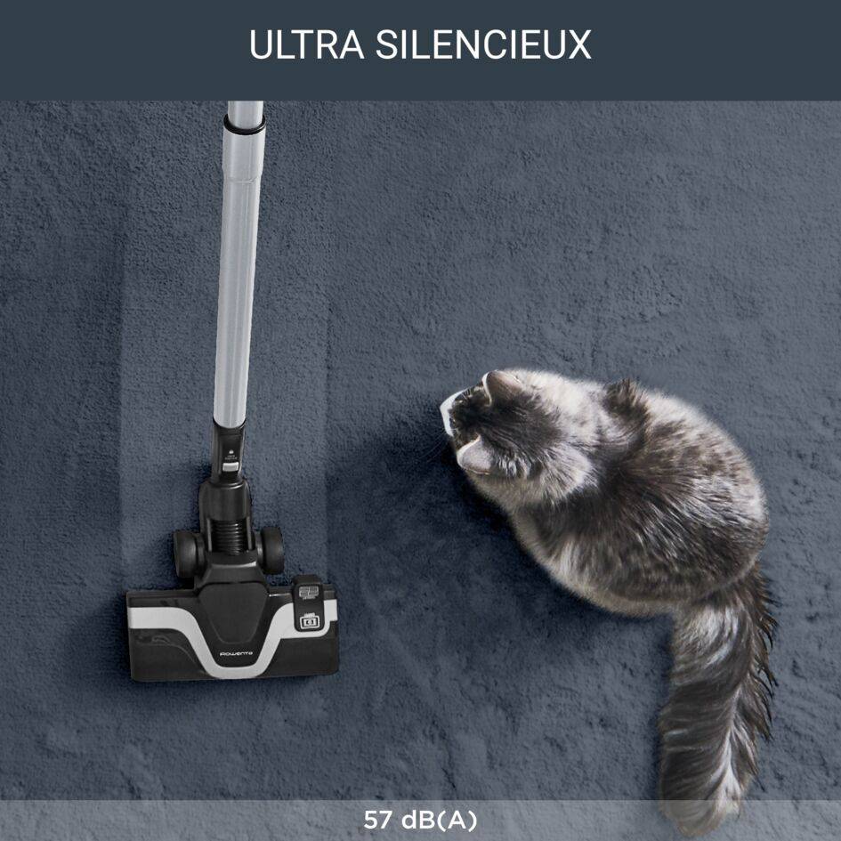 Silence Force Effitech, Aspirateur avec sac, Ultra silencieux 57&nbsp;dB(A), Basse consommation