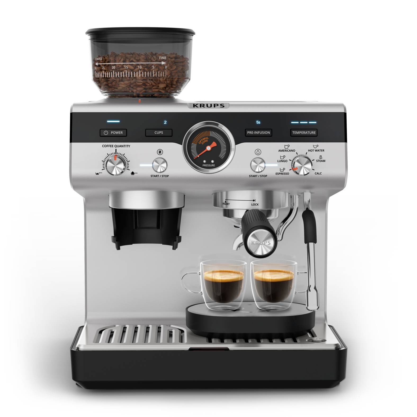 Precision, Machine espresso manuelle avec broyeur