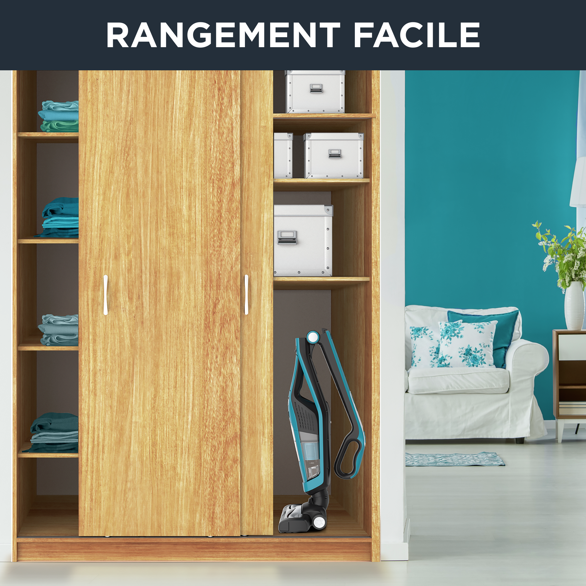 ASPIRATEUR BALAI SANS FIL DUAL FORCE 2-EN-1