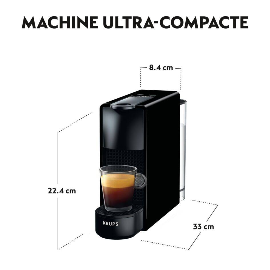 Nespresso Essenza Mini by Krups, Noir