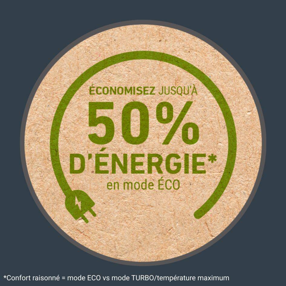 Intense Comfort+, Radiateur d'appoint, Puissance de 2 000 W, Économie d'énergie
