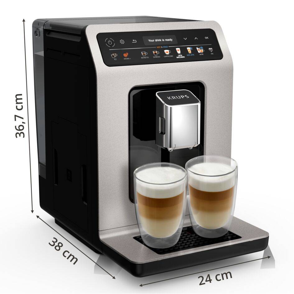 Evidence Hot & Cold, Machine expresso automatique, 18 recettes chaudes et froides