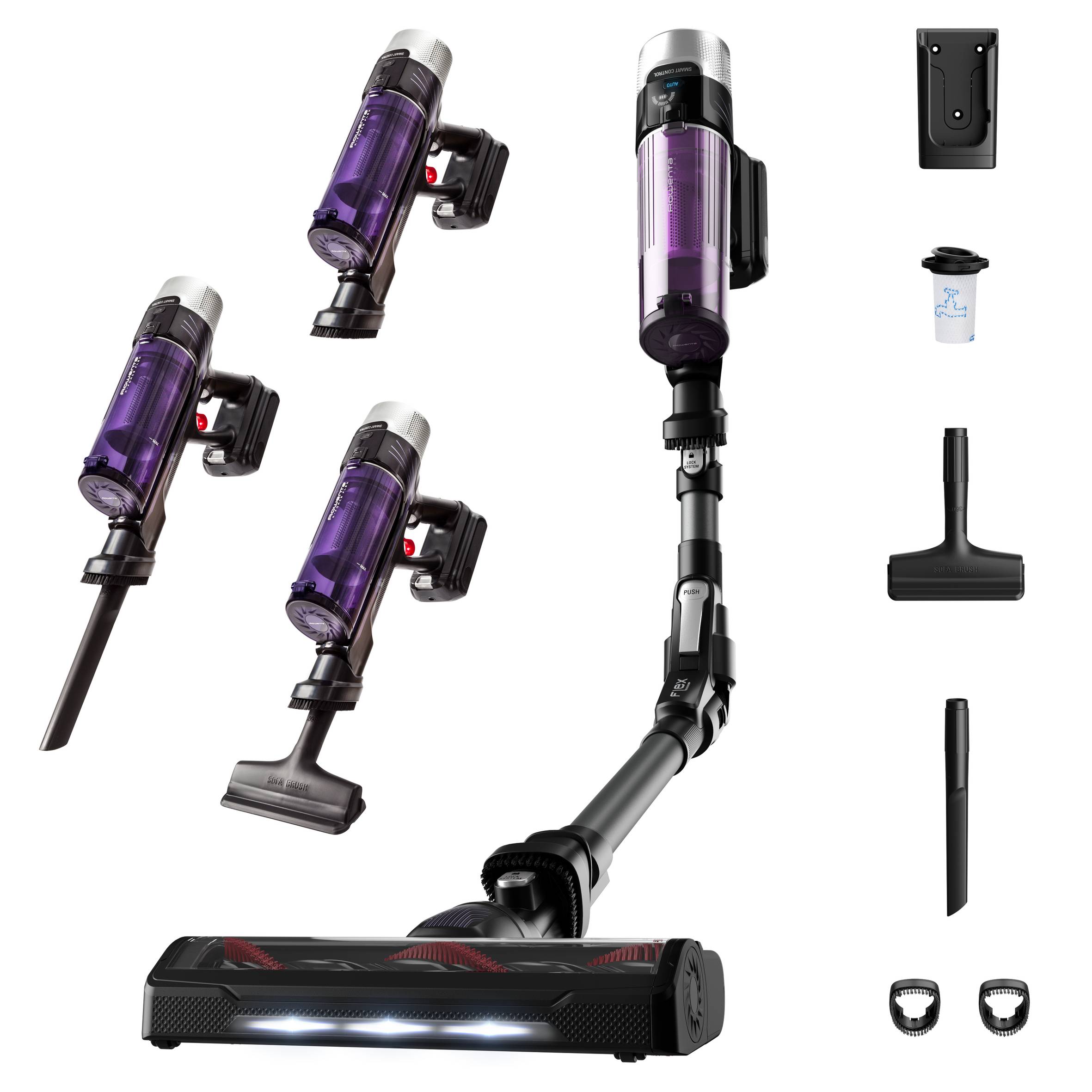 Aspirateur balai Rowenta RH2038 avec accessoires