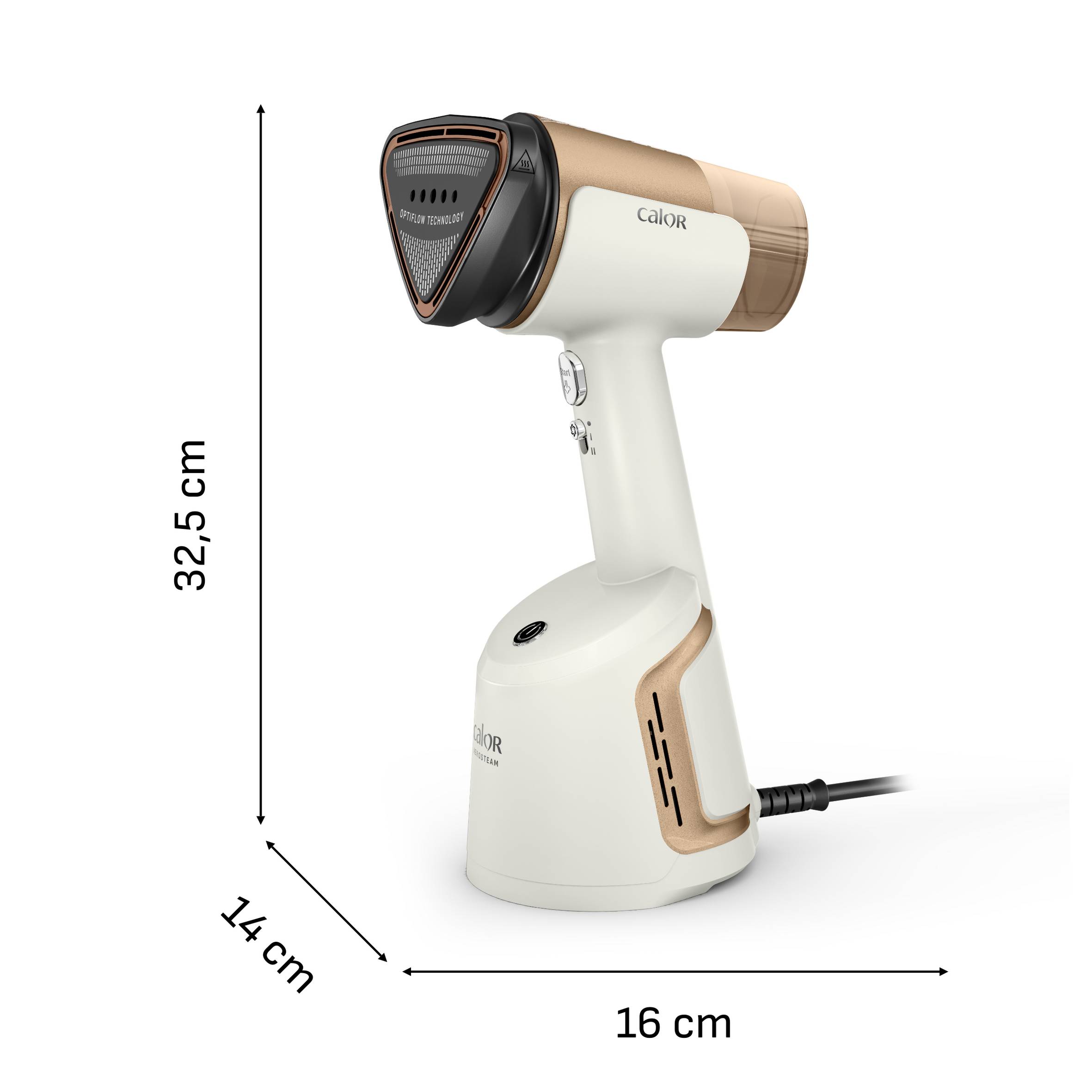 AeroSteam Plus, Le défroisseur à main révolutionnaire, Les résultats d'un fer en un seul passage, Réservoir 130mL