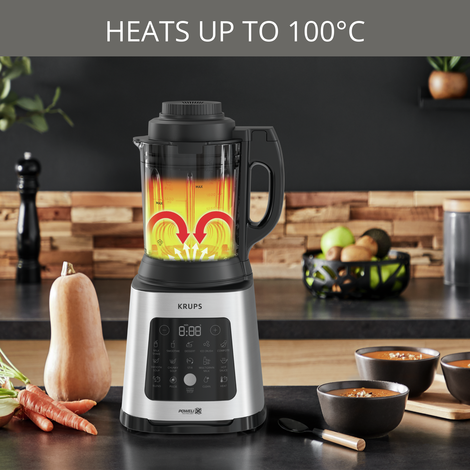 BLENDER PERFECTMIX COOK 1400 W SILVER