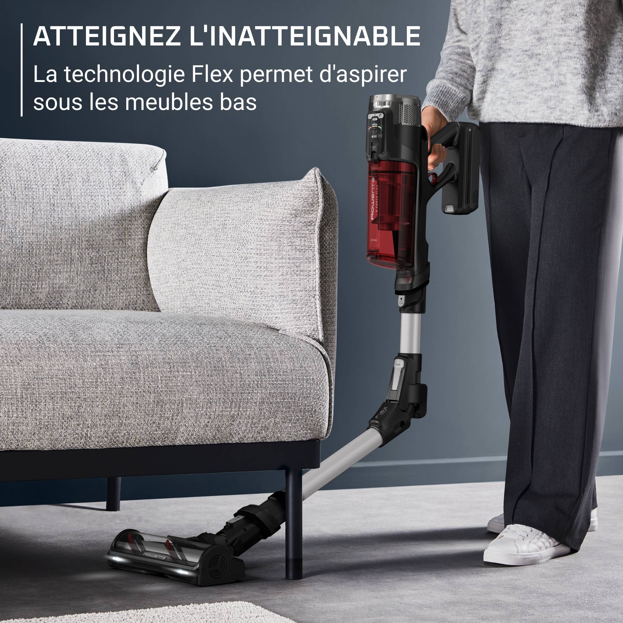 X-Force Flex 13.60, Aspirateur balai sans fil, 150 AW, 60 min, Kit complet animal