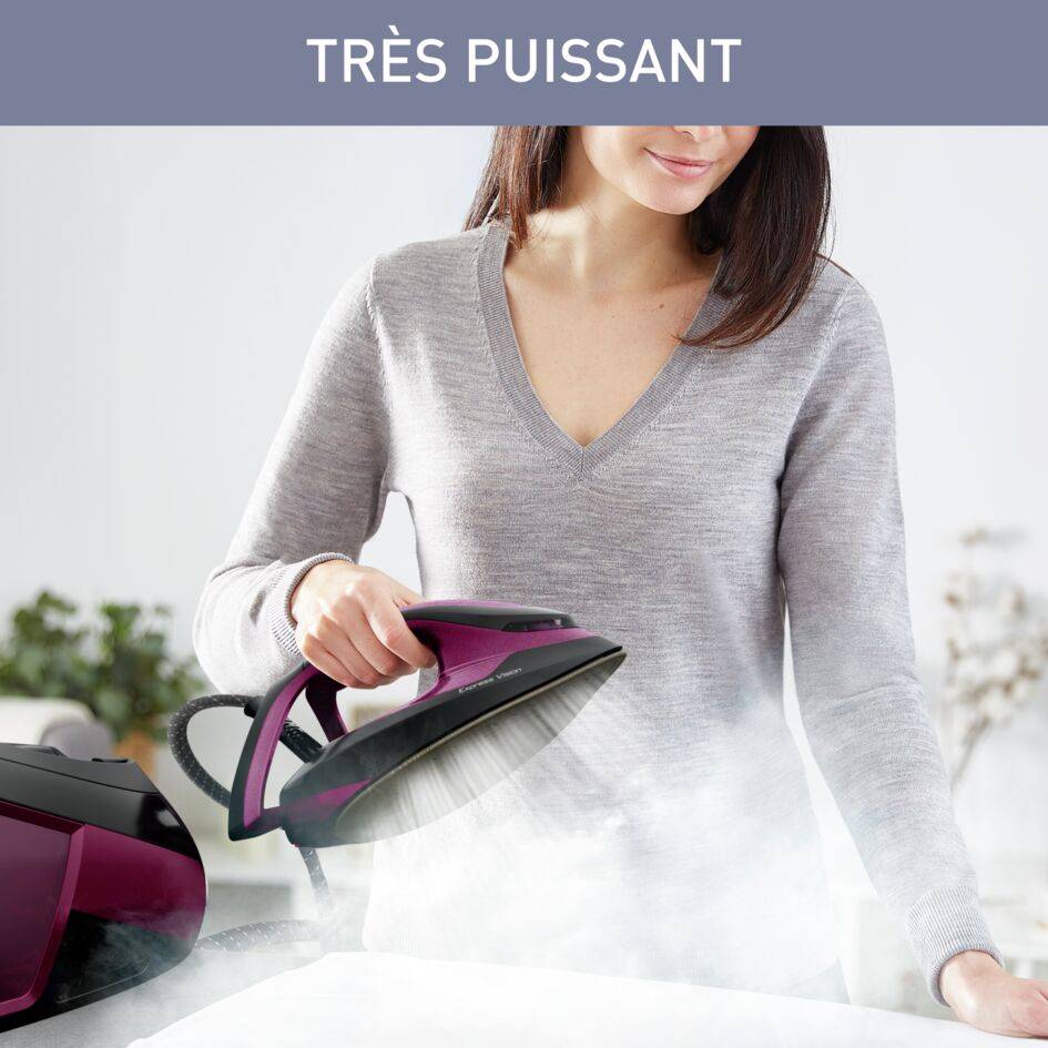 RECONDITIONNÉ Express Vision, Centrale Vapeur Classique, 130 g/min, Pressing 480 g/min