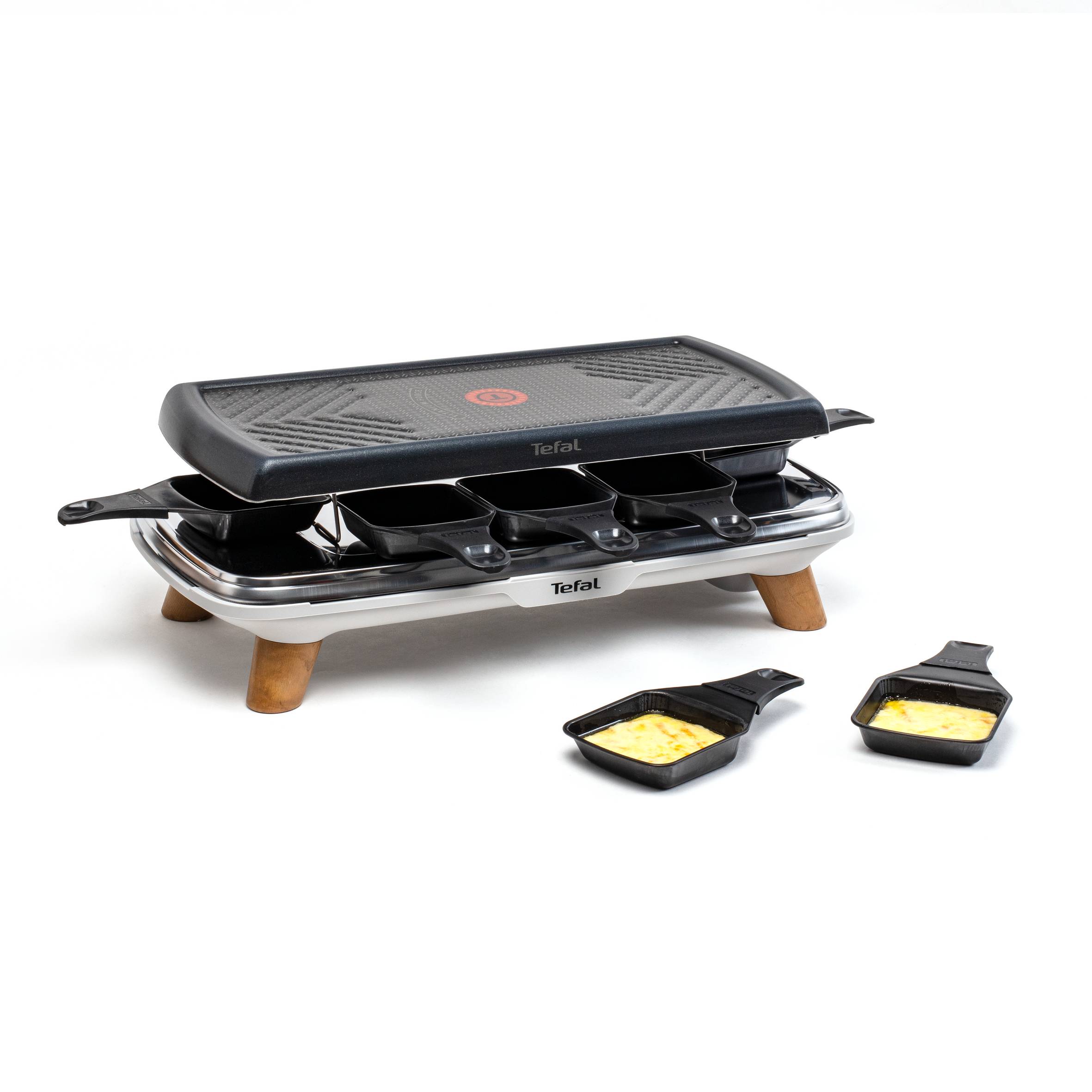 Gourmet, Appareil à raclette gril et plancha, Antiadhésif, 8 personnes
