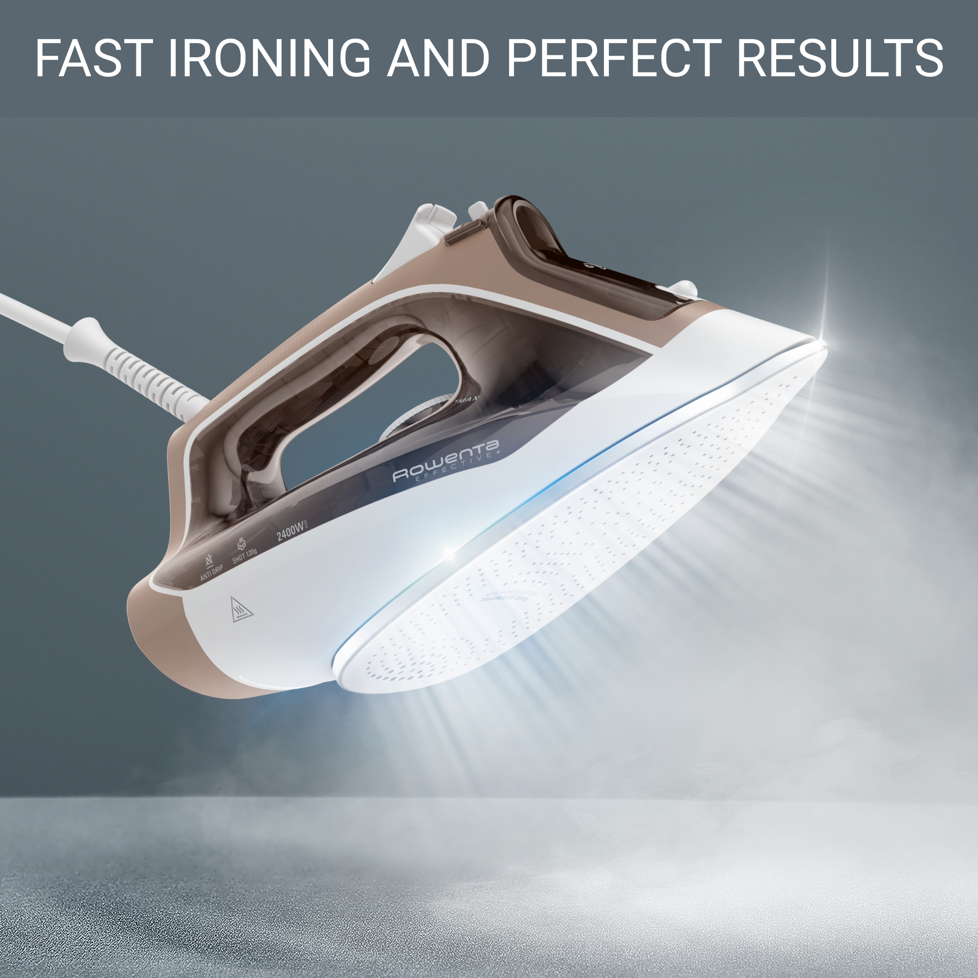 EFFECTIVE + 2400 W Blanc et marron