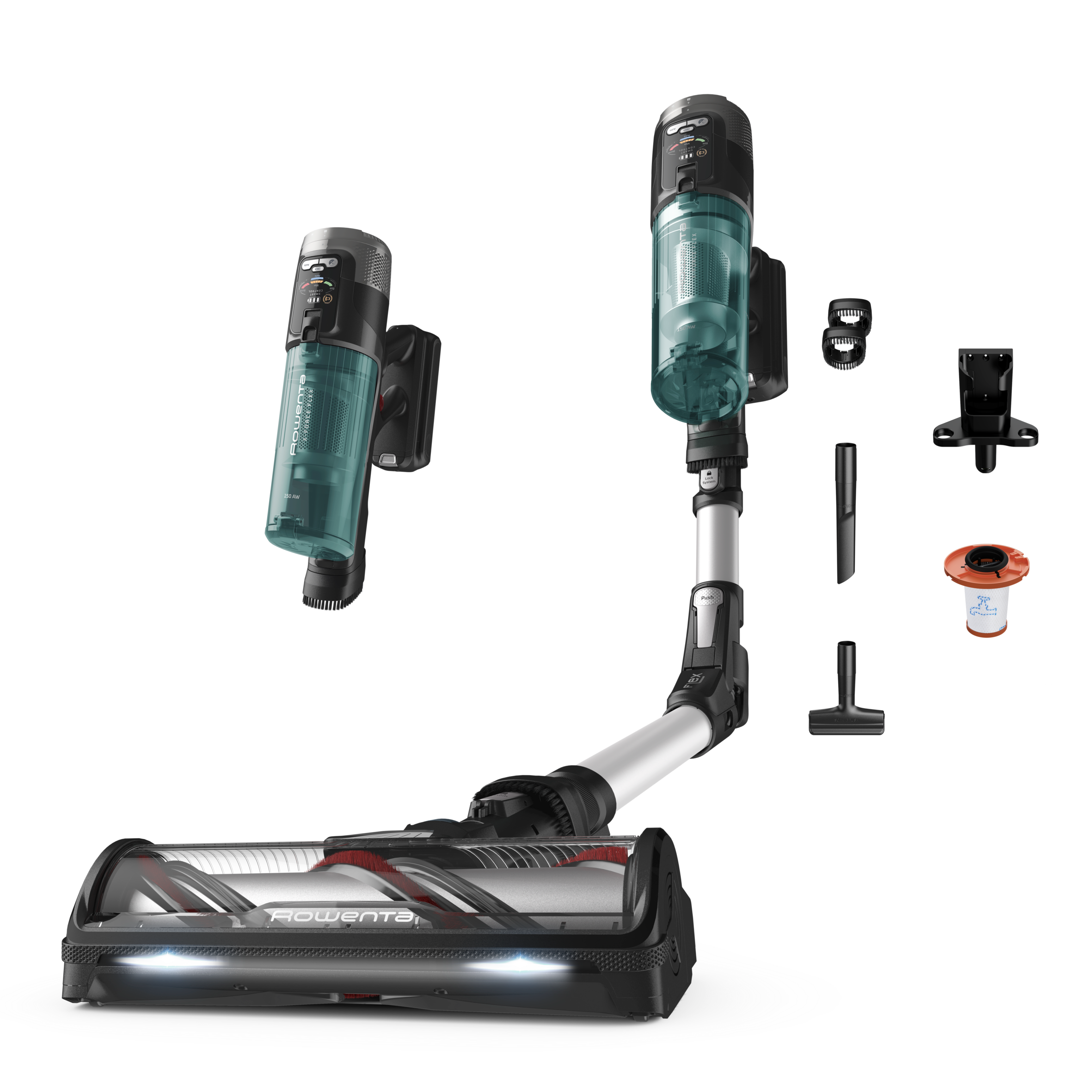X-Force Flex 13.60, Aspirateur balai sans fil, 150 AW, 60 min, Modèle Allergie