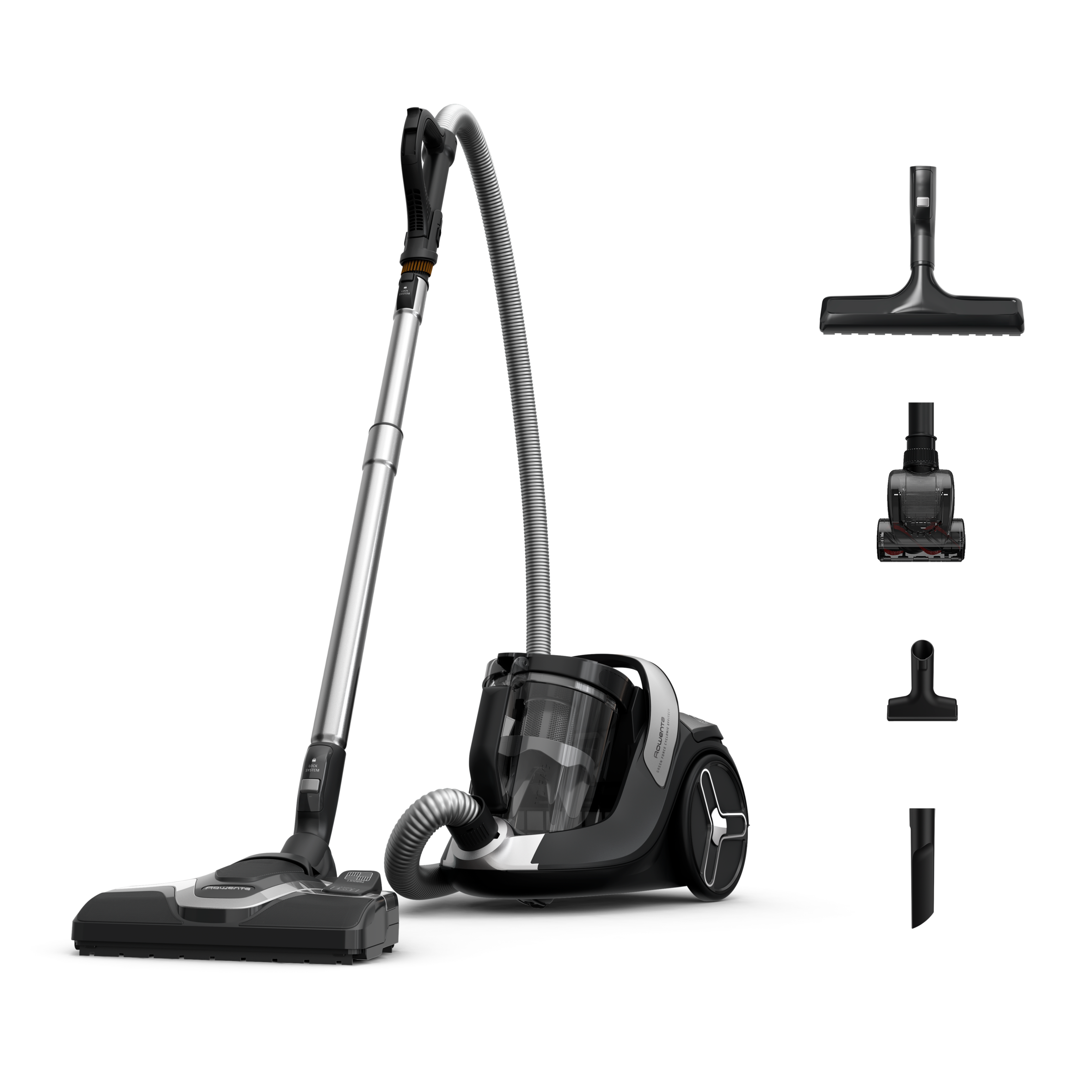 Green Force Cyclonic Effitech+, Aspirateur sans sac, 66 db(A), Puissant, 2,5L