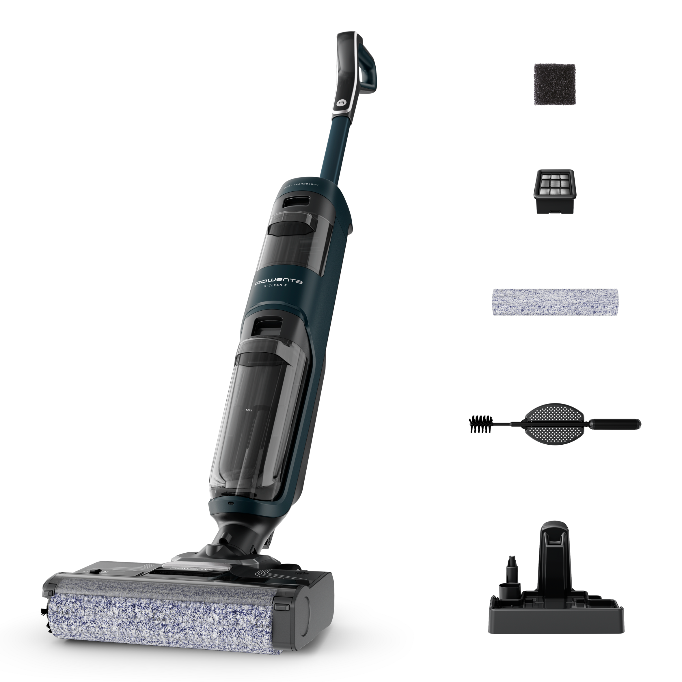 X-Clean&nbsp;2, Aspirateur laveur sans fil, Nettoyage 2-en-1